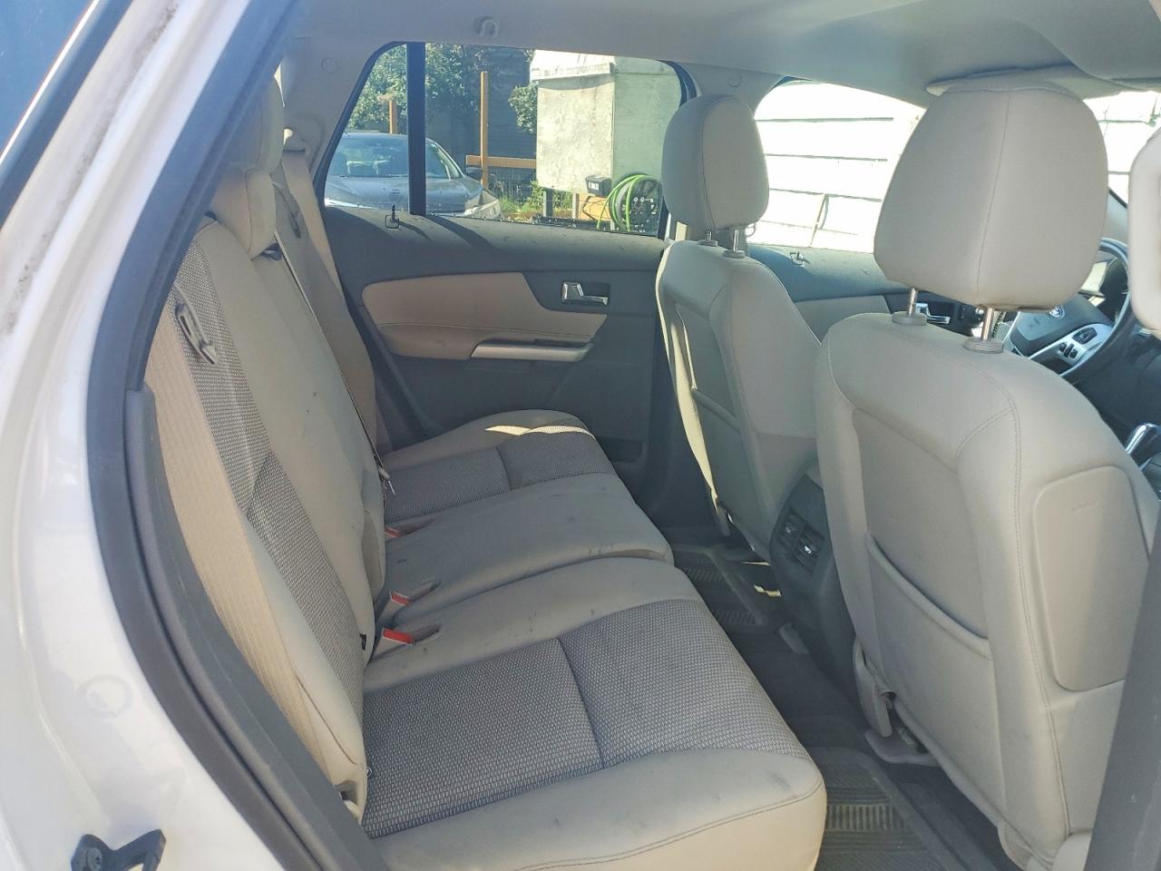 2014 Ford Edge Sel White vin: 2FMDK4JC3EBB08254