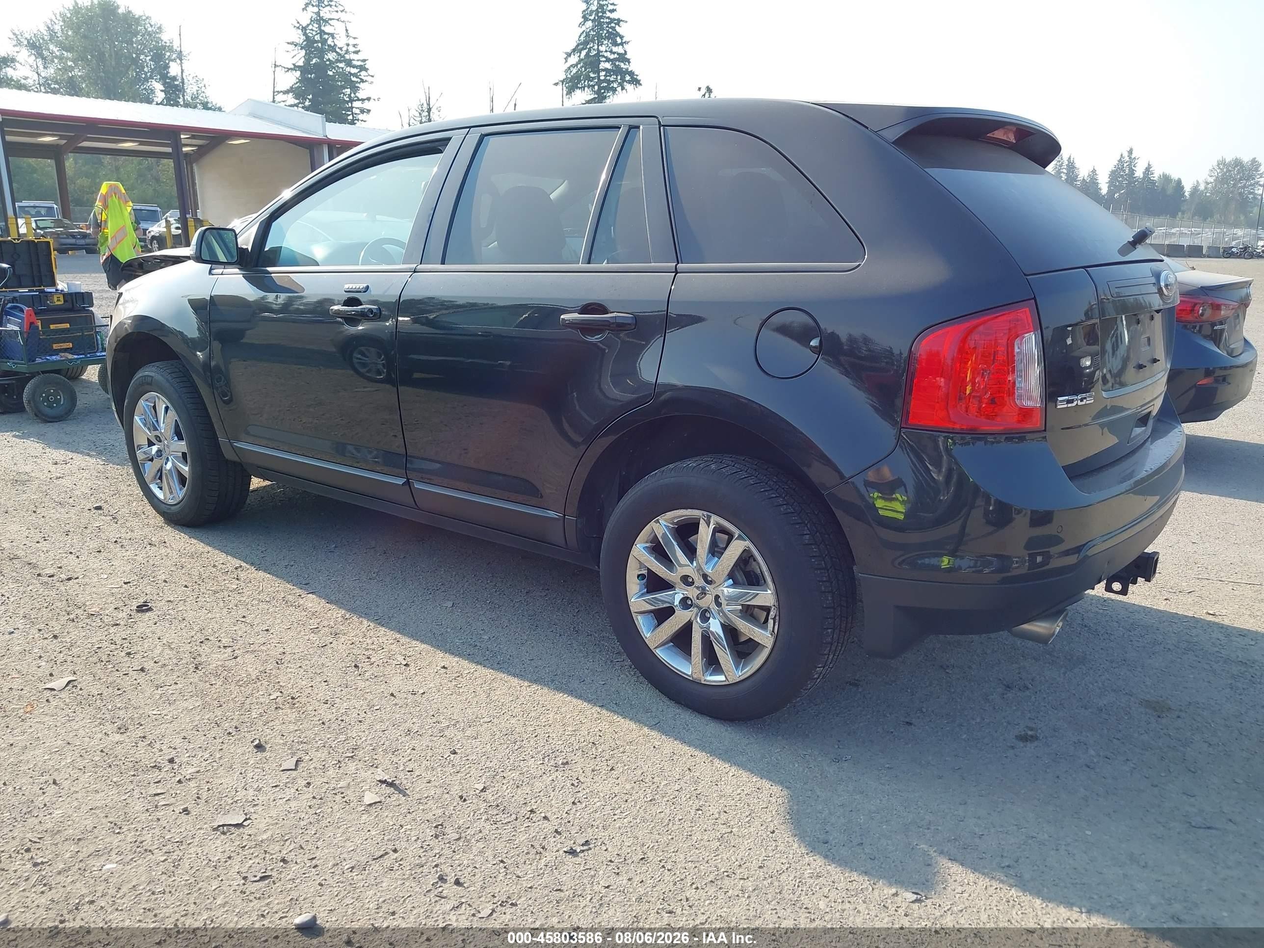 2014 Ford Edge Sel Black vin: 2FMDK4JC3EBB31369