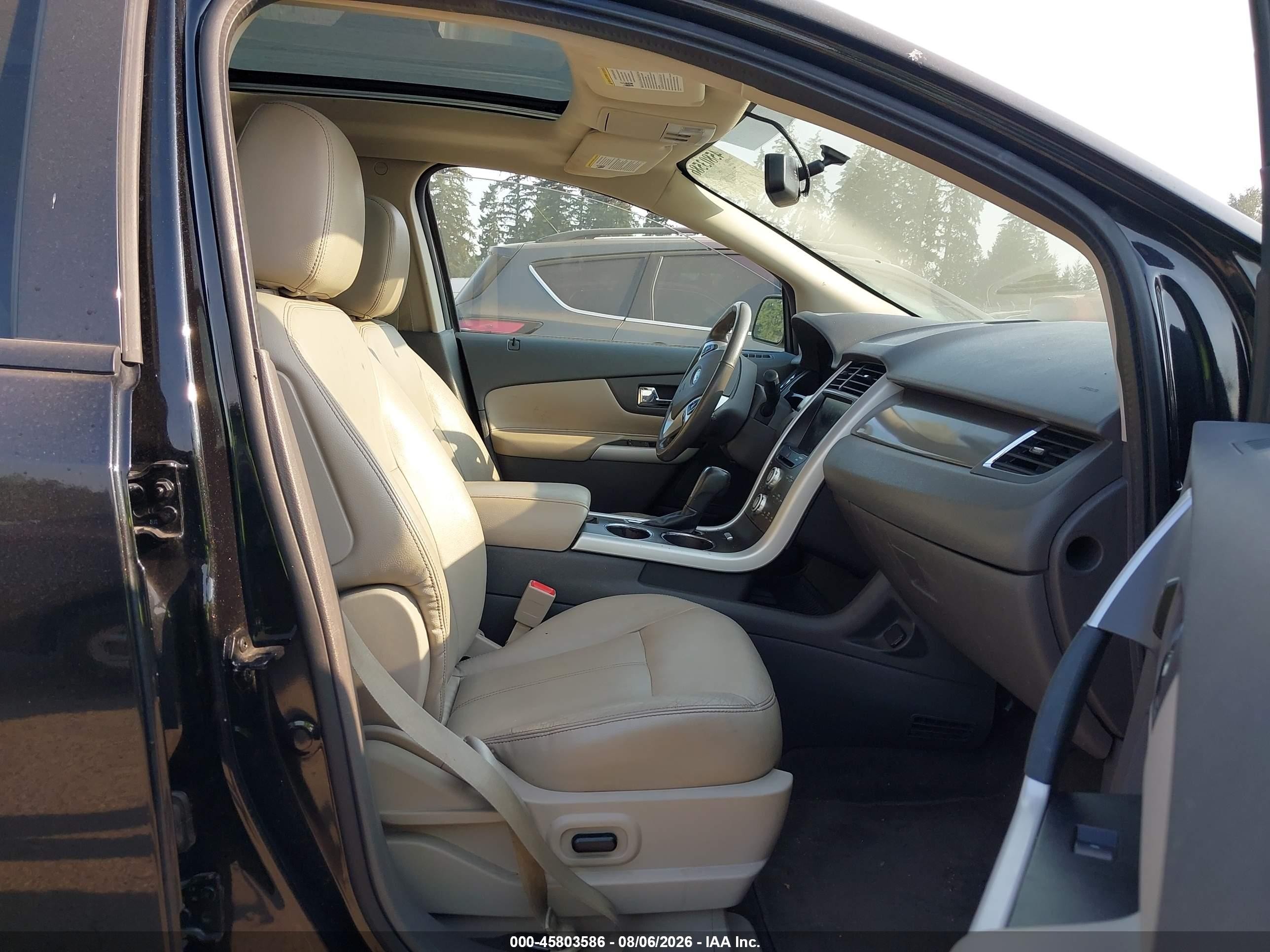 2014 Ford Edge Sel Black vin: 2FMDK4JC3EBB31369