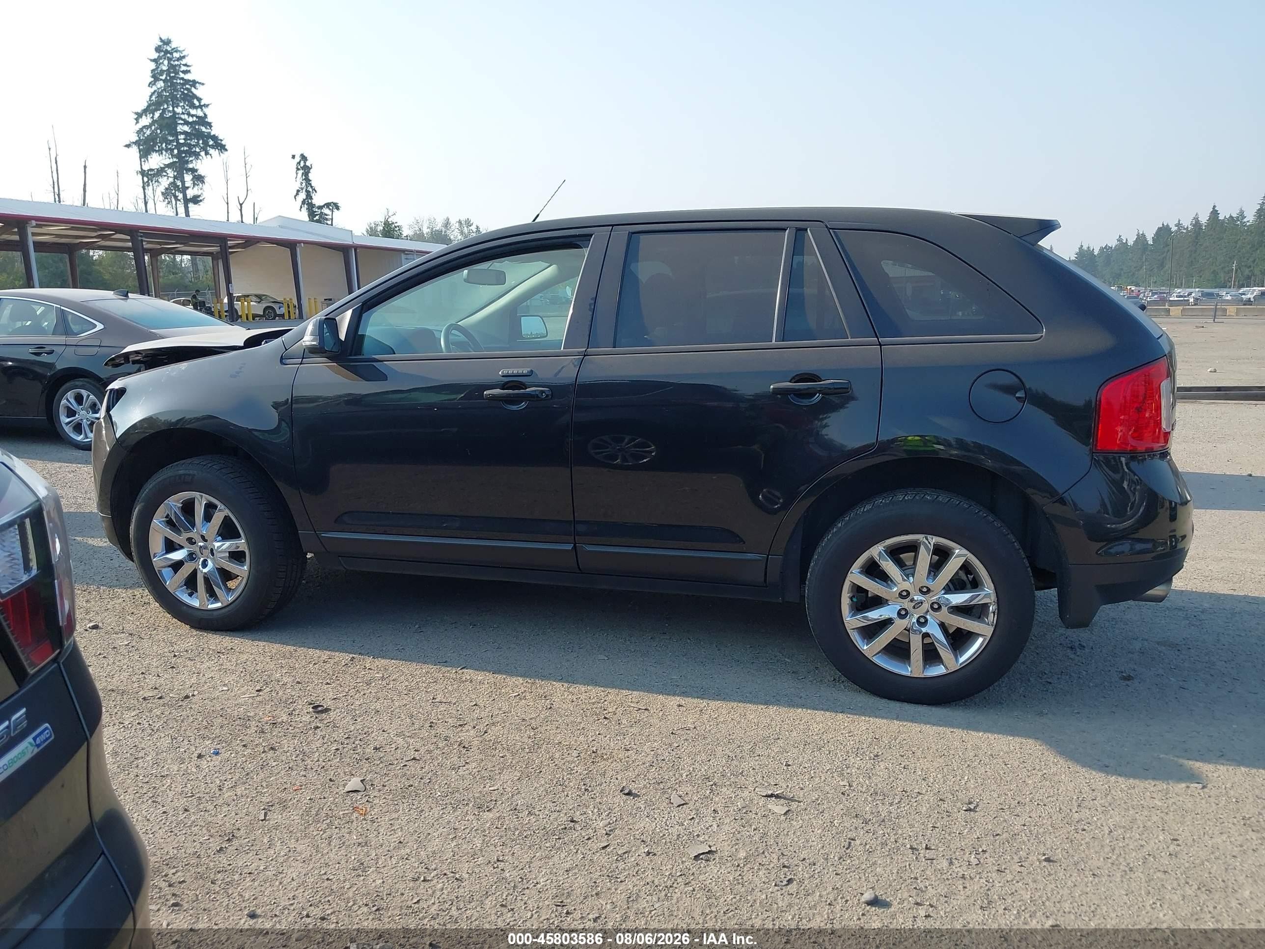 2014 Ford Edge Sel Black vin: 2FMDK4JC3EBB31369