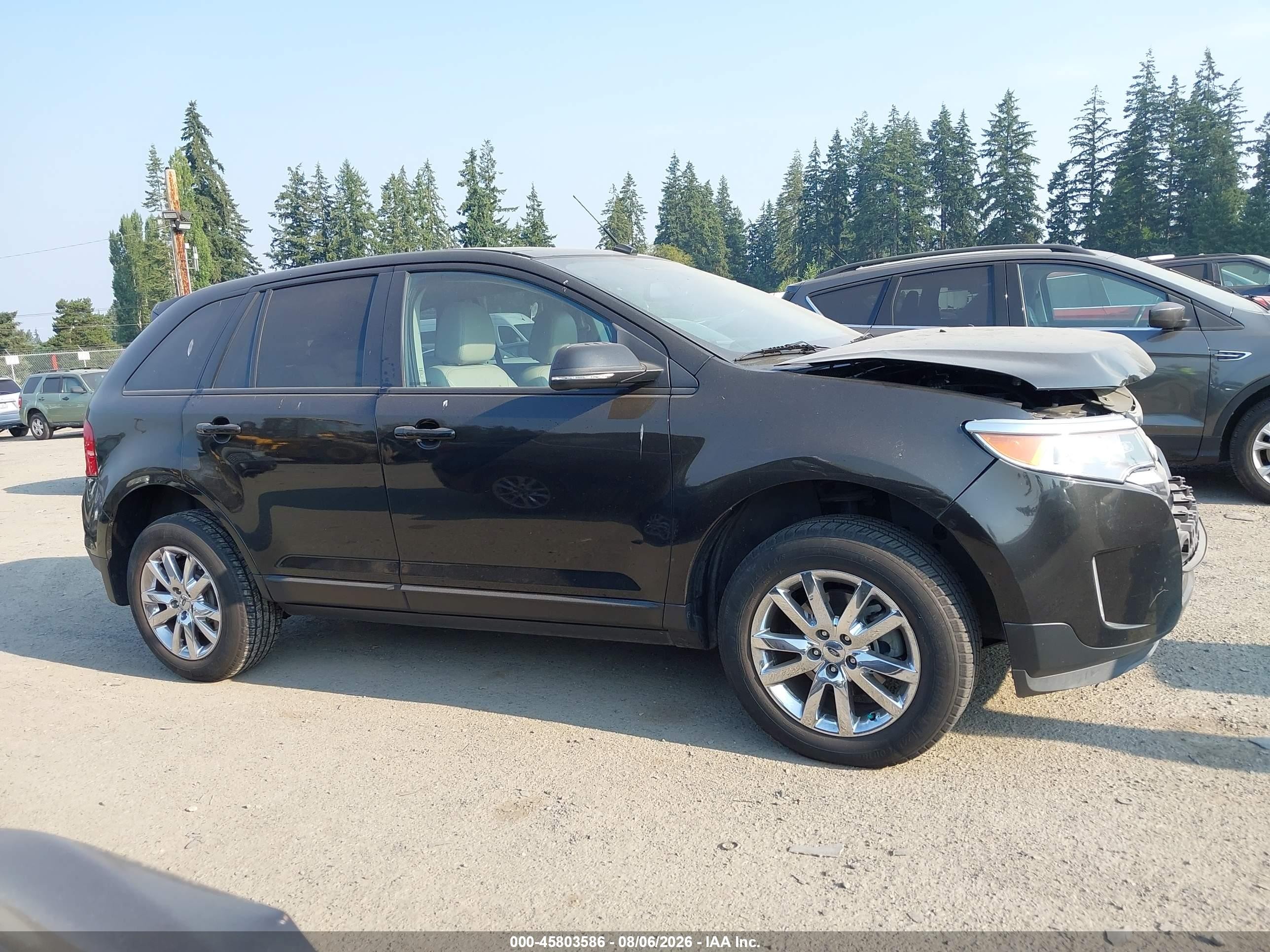 2014 Ford Edge Sel Black vin: 2FMDK4JC3EBB31369
