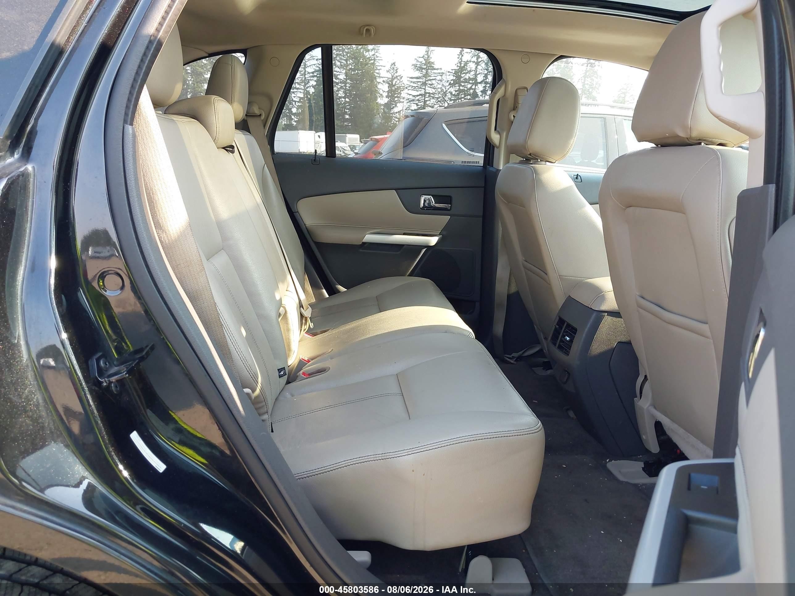 2014 Ford Edge Sel Black vin: 2FMDK4JC3EBB31369