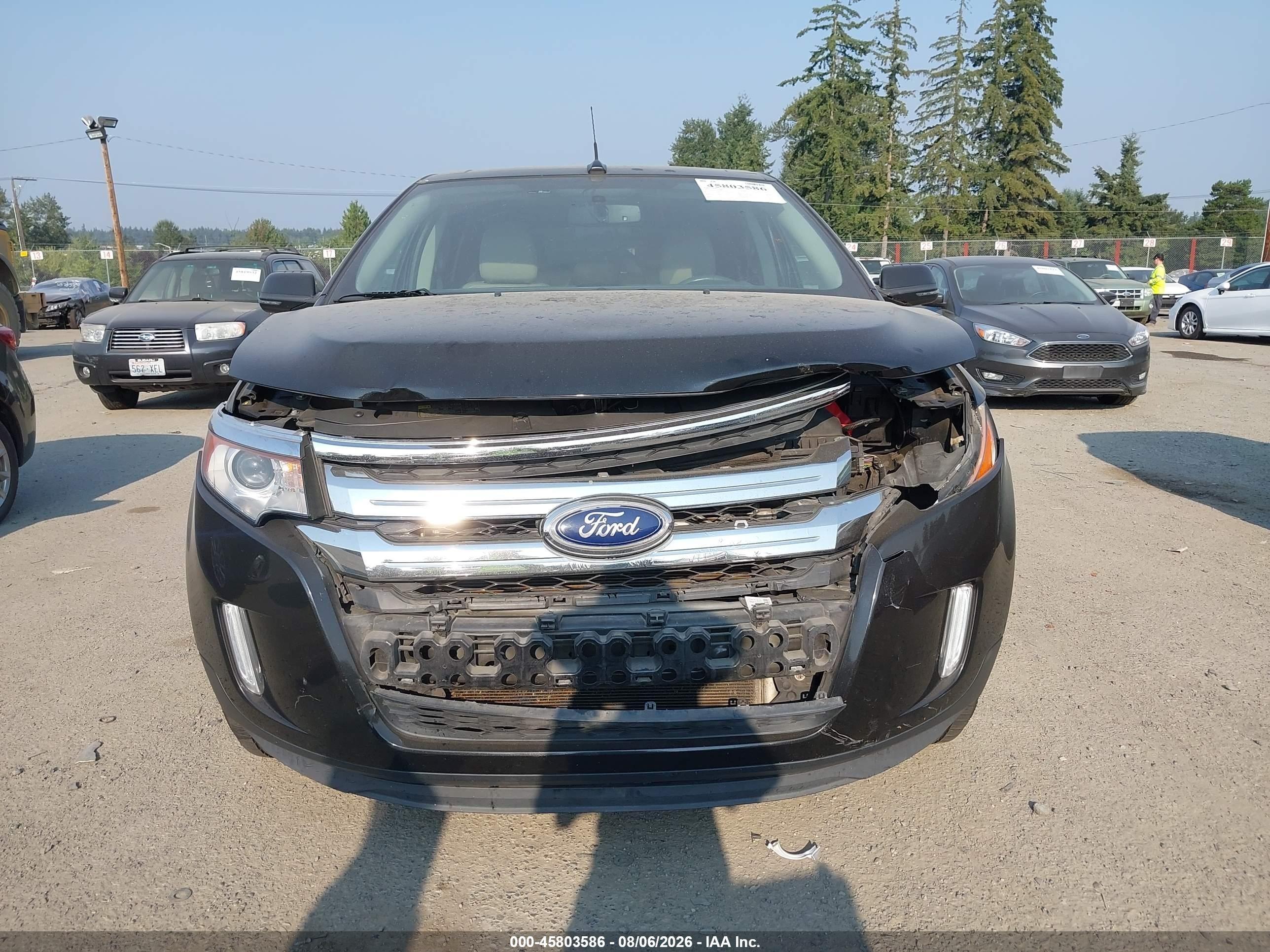 2014 Ford Edge Sel Black vin: 2FMDK4JC3EBB31369