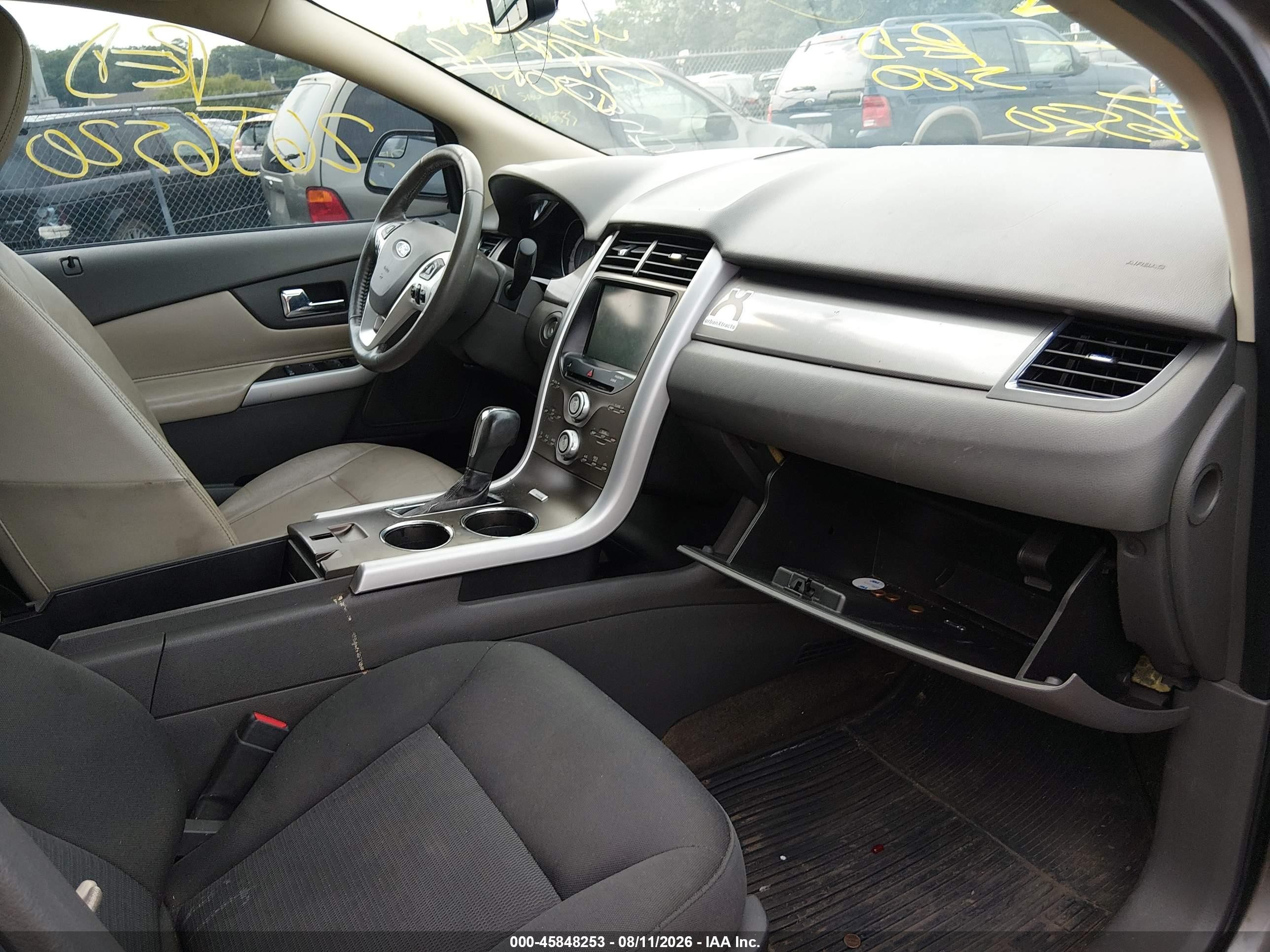 2014 Ford Edge Sel Золотой vin: 2FMDK4JC3EBB33543