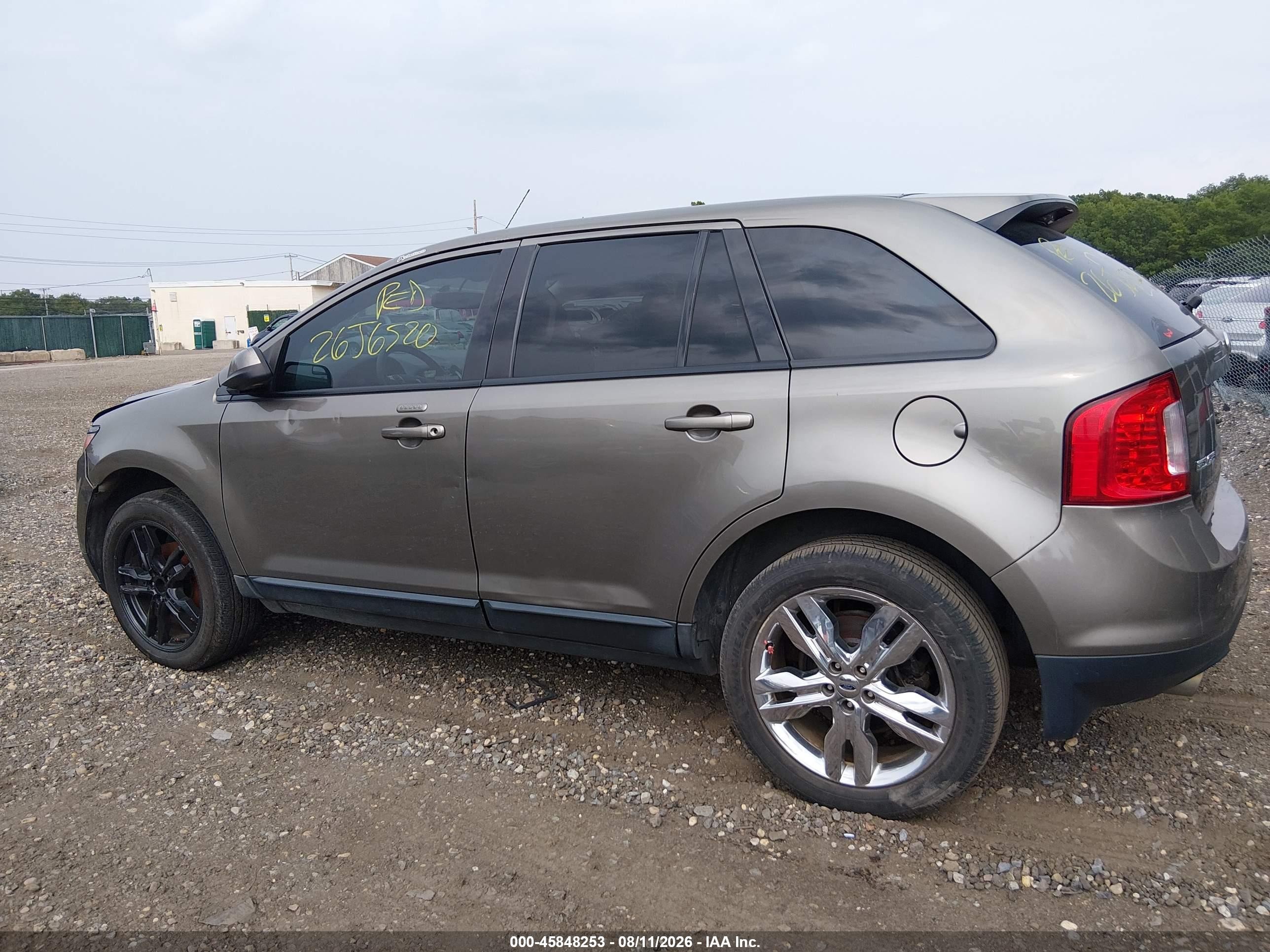 2014 Ford Edge Sel Золотой vin: 2FMDK4JC3EBB33543