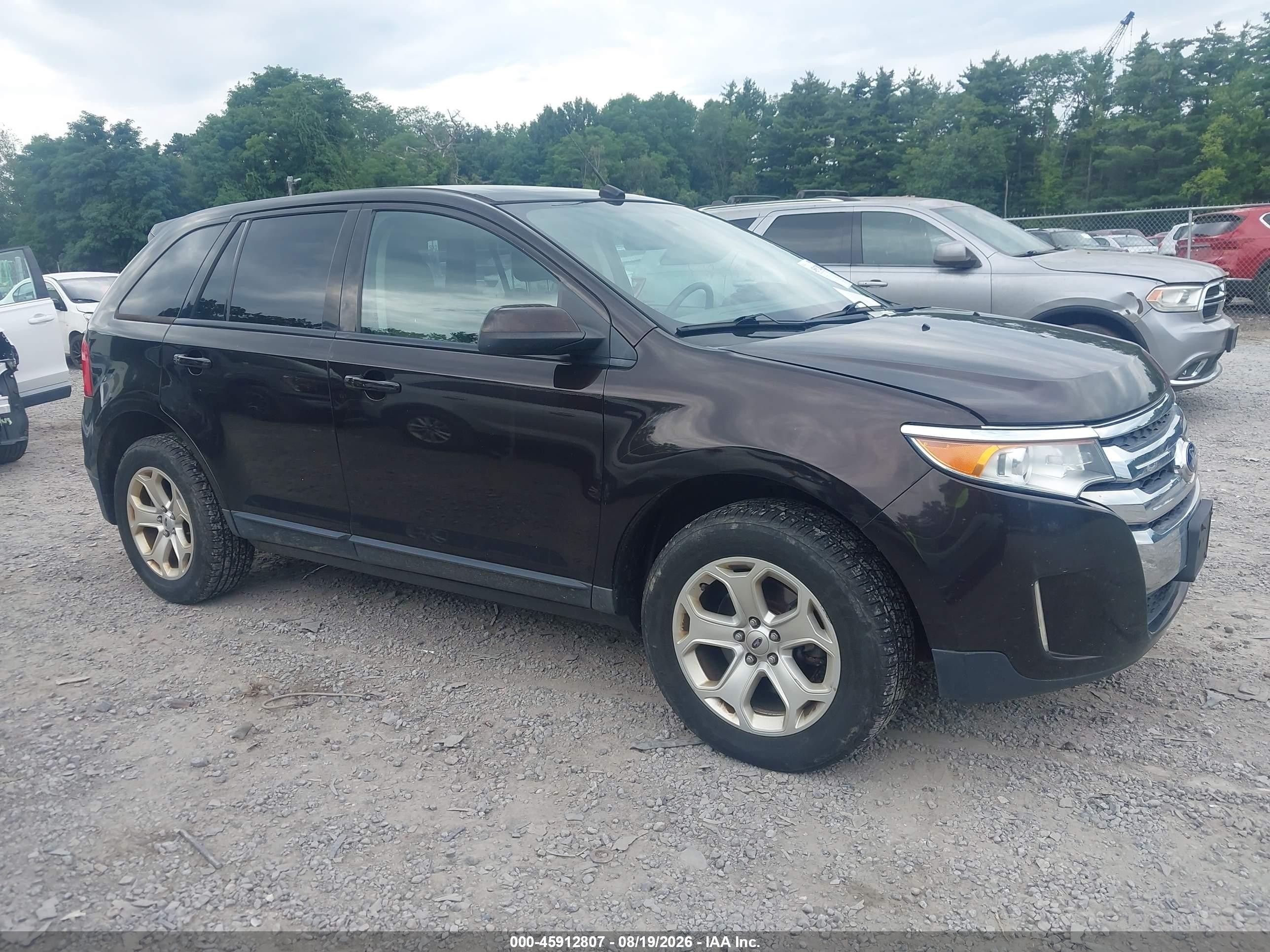 2014 Ford Edge Sel Black vin: 2FMDK4JC3EBB34143