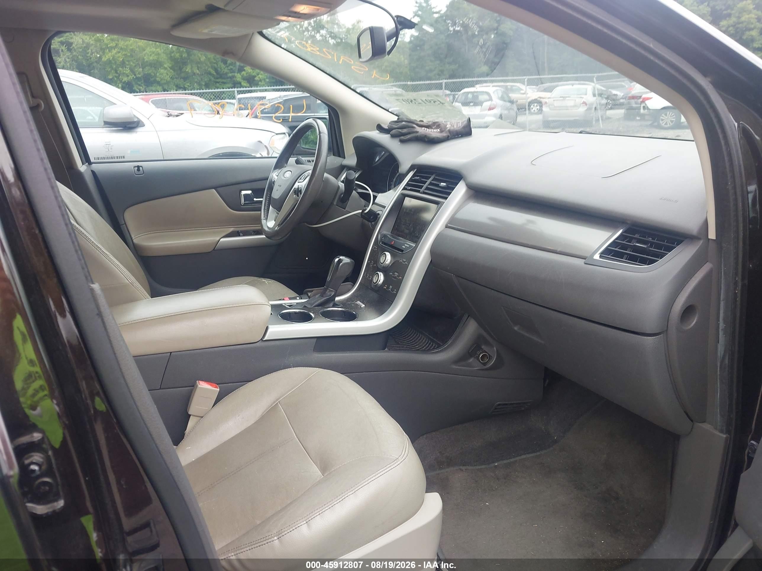 2014 Ford Edge Sel Black vin: 2FMDK4JC3EBB34143