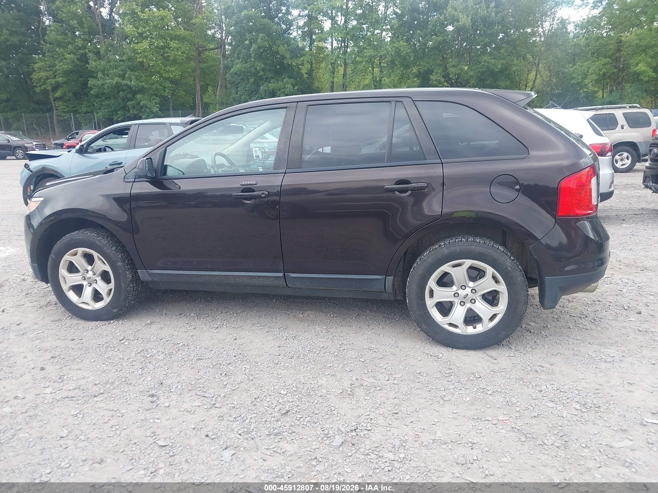 2014 Ford Edge Sel Black vin: 2FMDK4JC3EBB34143