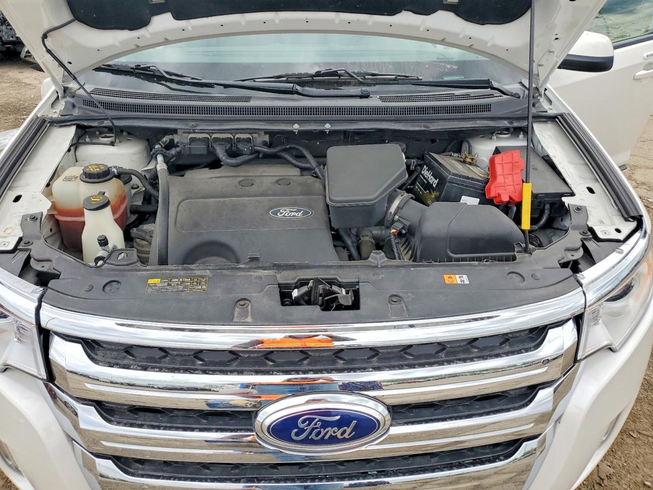 2014 Ford Edge Sel Белый vin: 2FMDK4JC3EBB63058