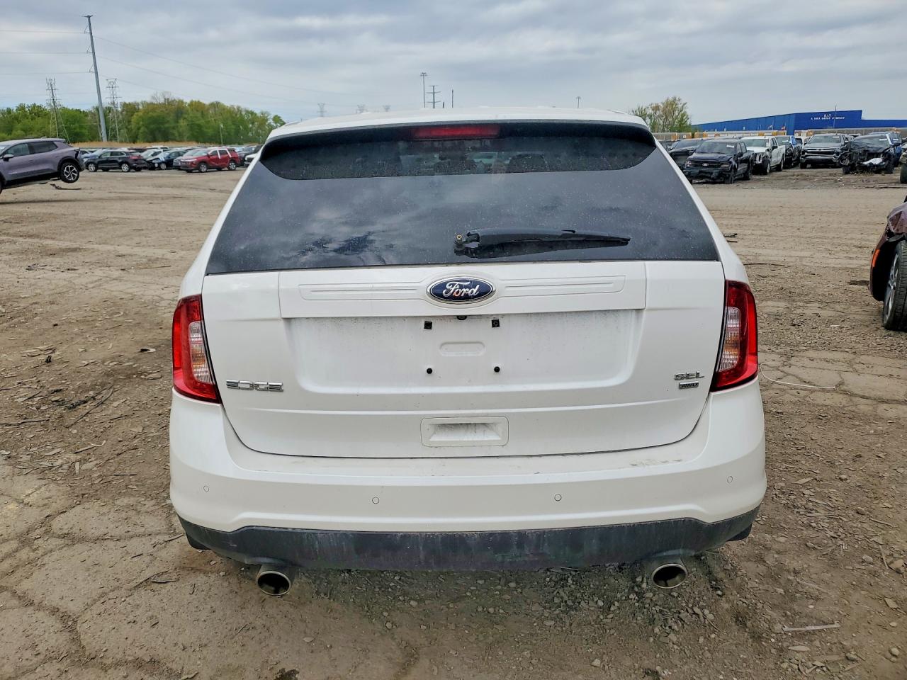 2014 Ford Edge Sel Белый vin: 2FMDK4JC3EBB63058