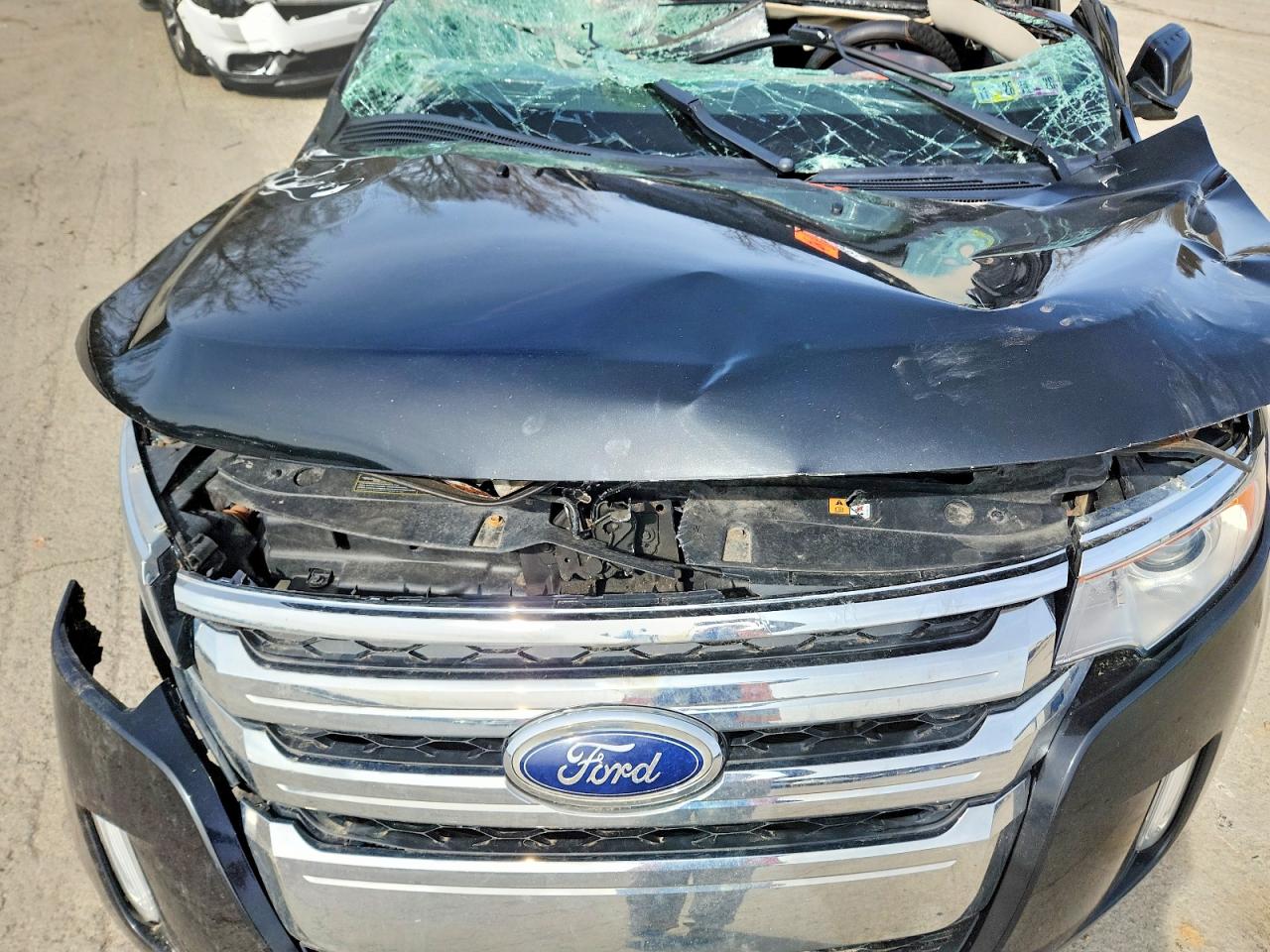 2014 Ford Edge Sel Черный vin: 2FMDK4JC3EBB73783
