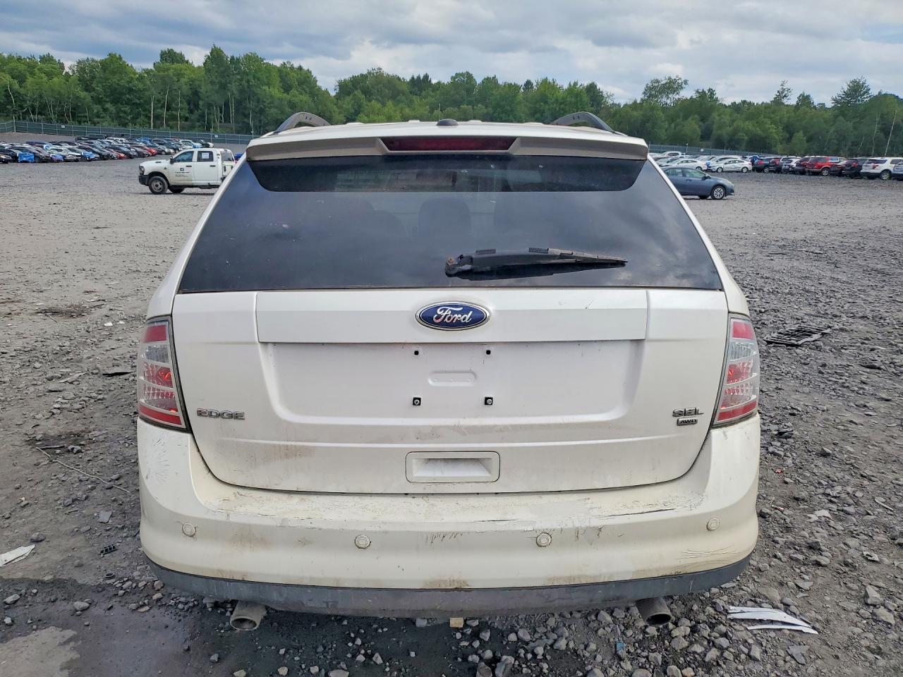 2010 Ford Edge Sel White vin: 2FMDK4JC4ABB17412