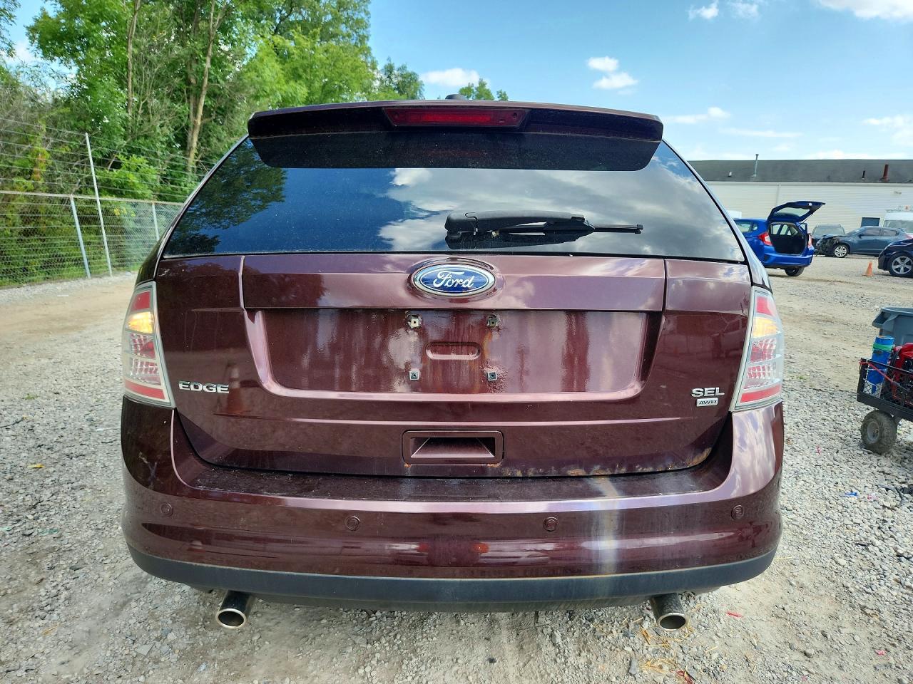 2010 Ford Edge Sel Burgundy vin: 2FMDK4JC4ABB40561