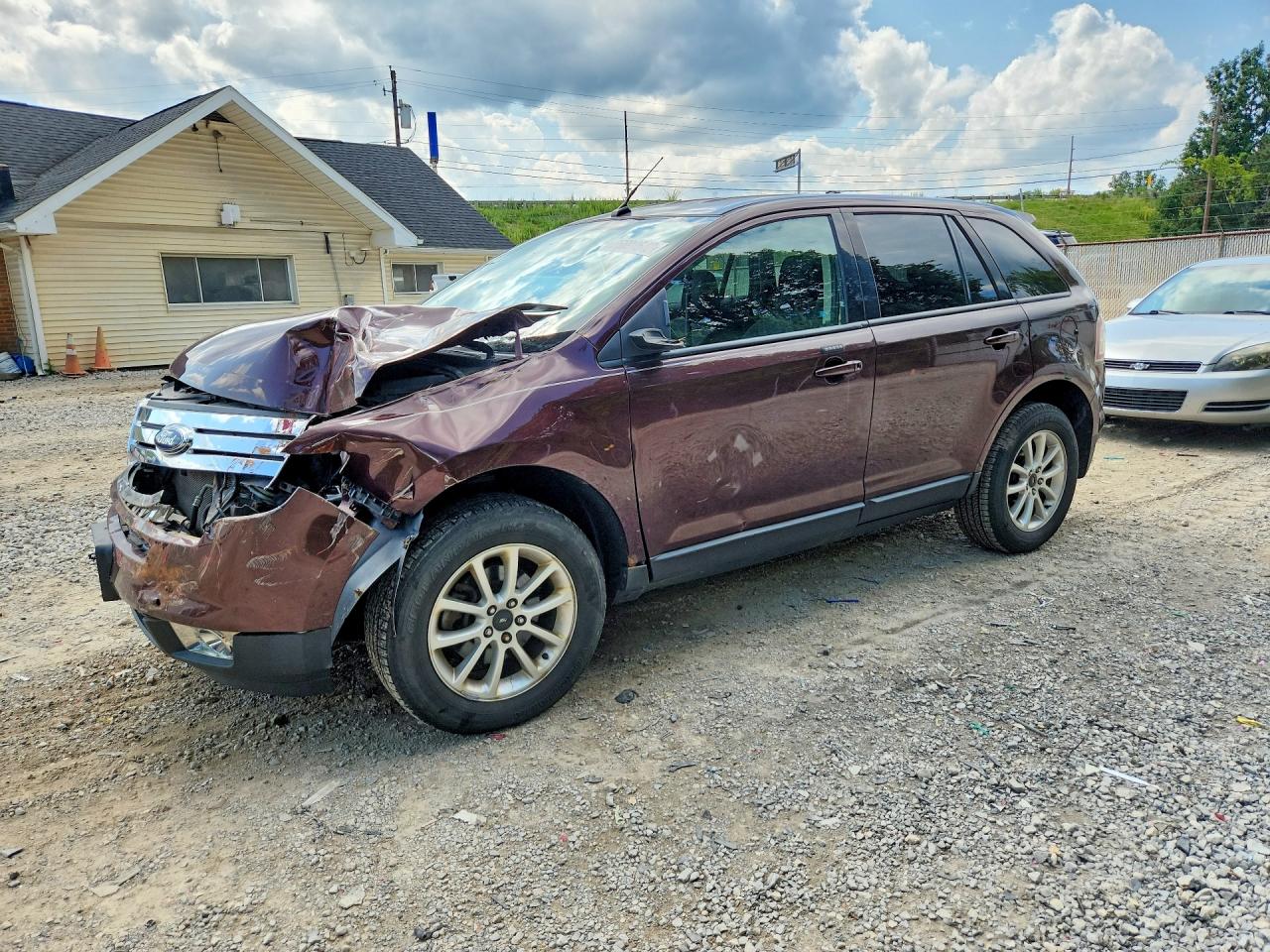 2010 Ford Edge Sel Burgundy vin: 2FMDK4JC4ABB40561