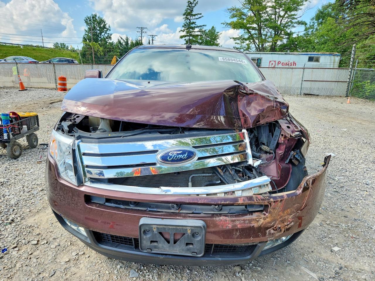 2010 Ford Edge Sel Burgundy vin: 2FMDK4JC4ABB40561