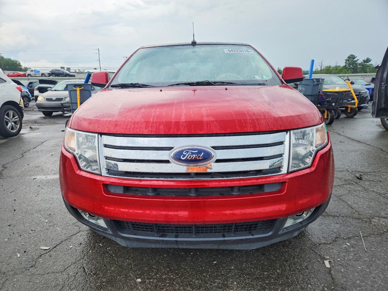 2010 Ford Edge Sel Red vin: 2FMDK4JC4ABB71261