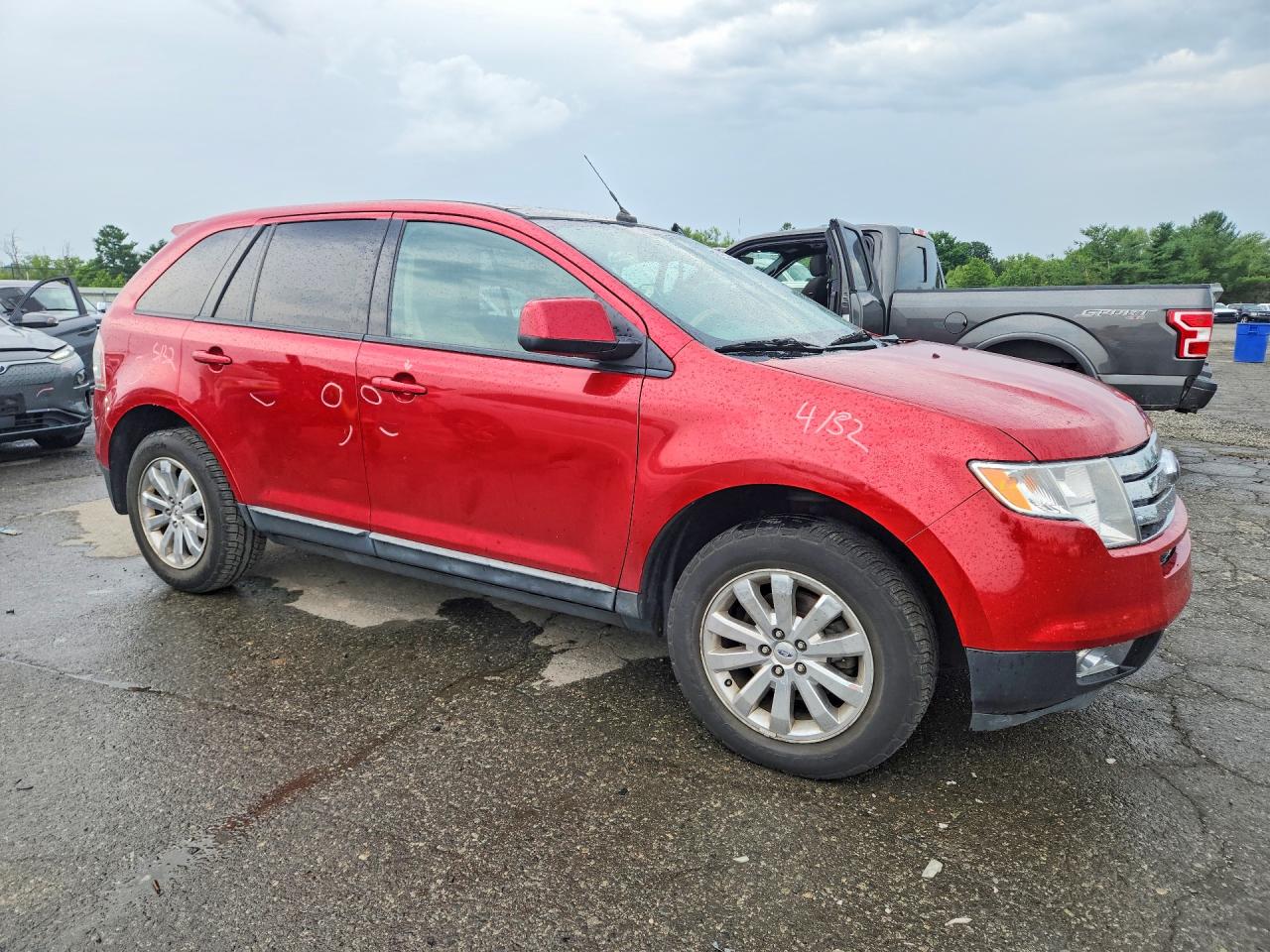 2010 Ford Edge Sel Red vin: 2FMDK4JC4ABB71261