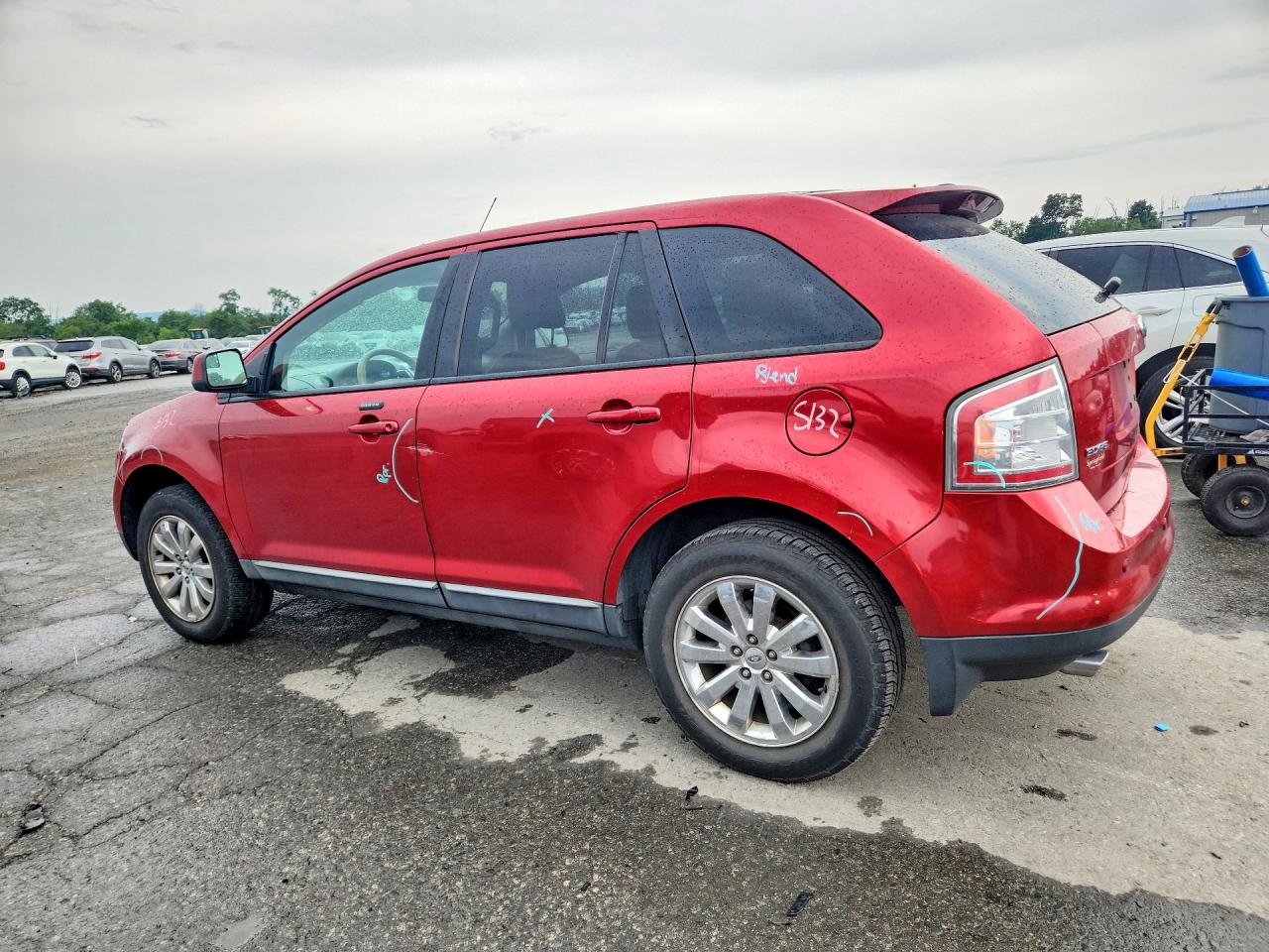 2010 Ford Edge Sel Red vin: 2FMDK4JC4ABB71261
