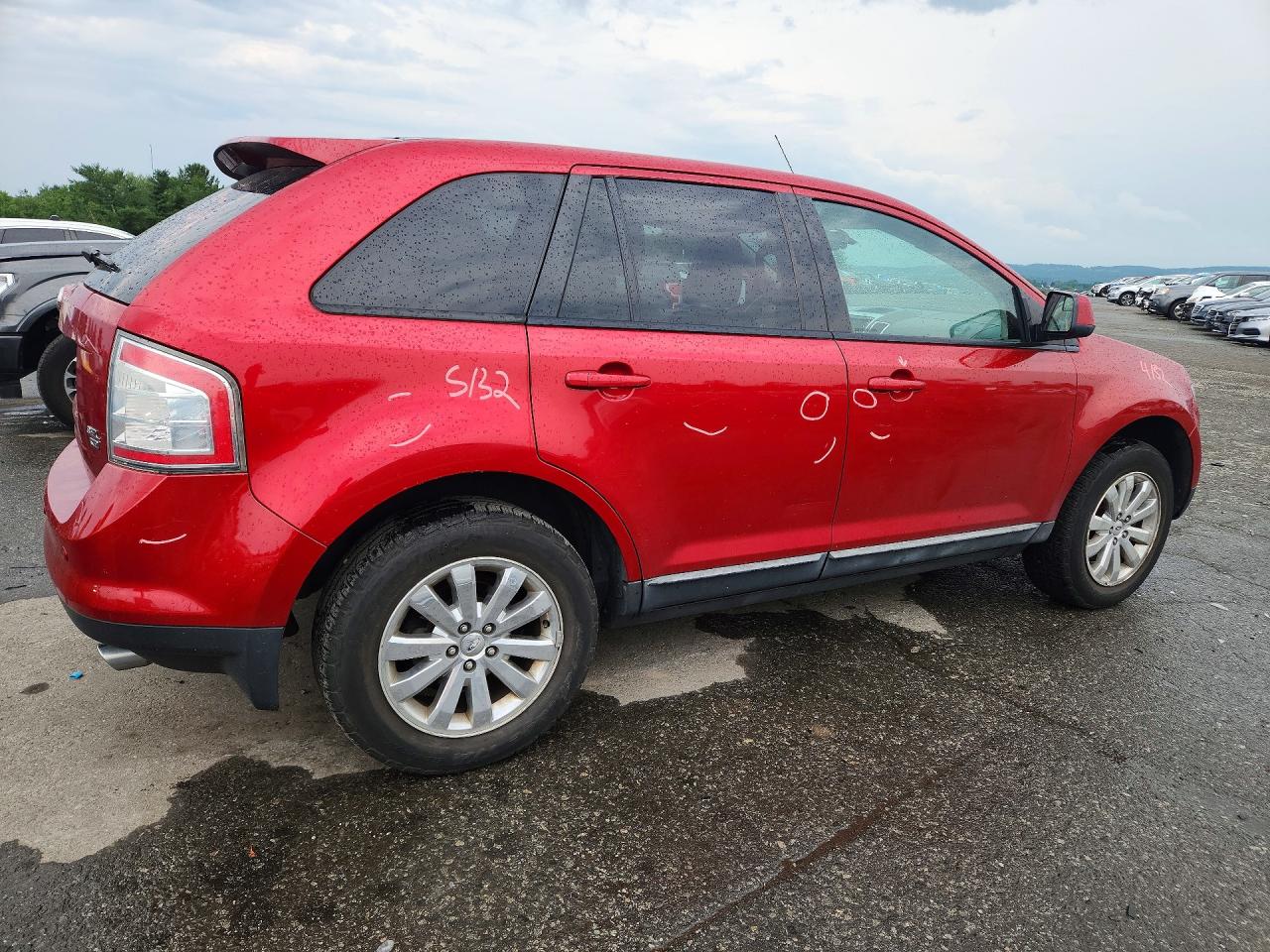 2010 Ford Edge Sel Red vin: 2FMDK4JC4ABB71261