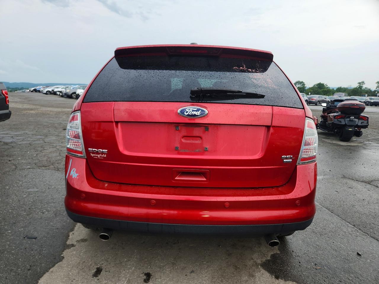 2010 Ford Edge Sel Red vin: 2FMDK4JC4ABB71261