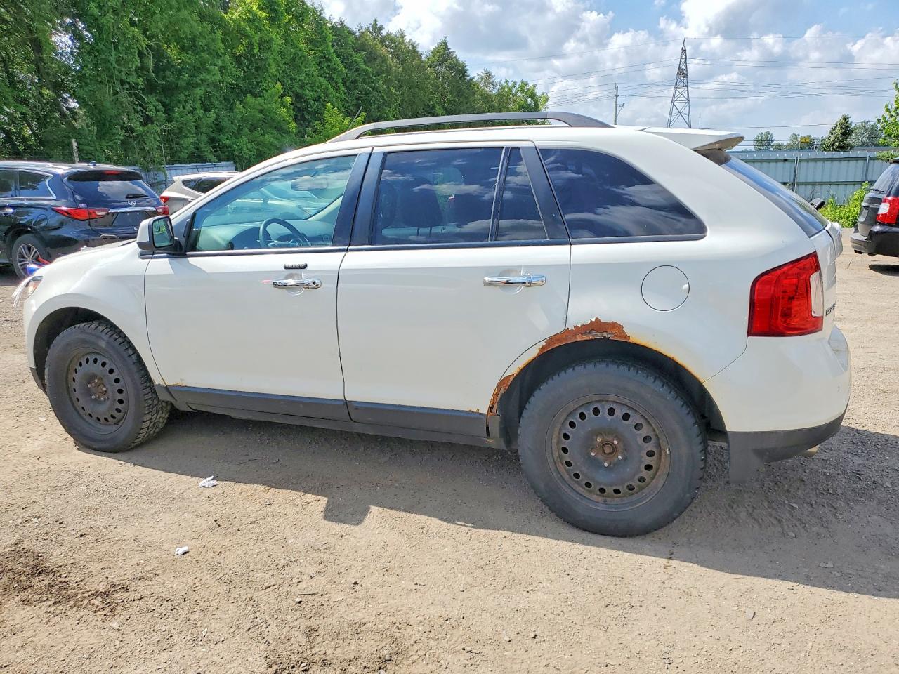 2011 Ford Edge Sel White vin: 2FMDK4JC4BBA13827