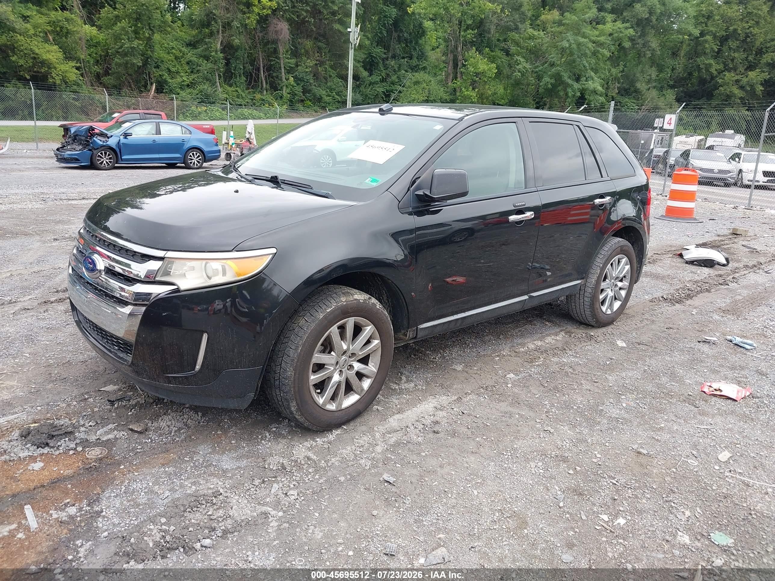 2011 Ford Edge Sel Black vin: 2FMDK4JC4BBA14900