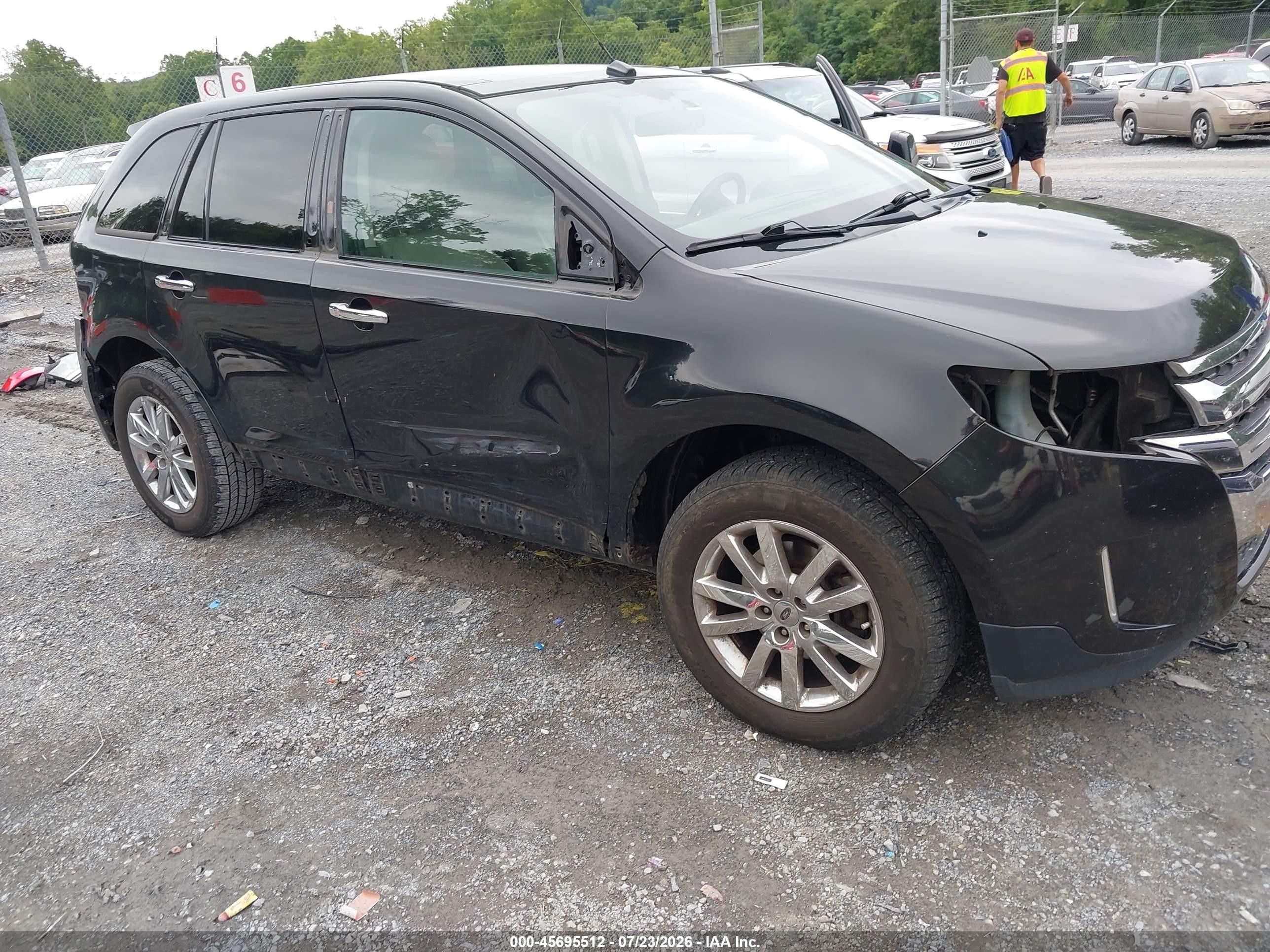 2011 Ford Edge Sel Black vin: 2FMDK4JC4BBA14900