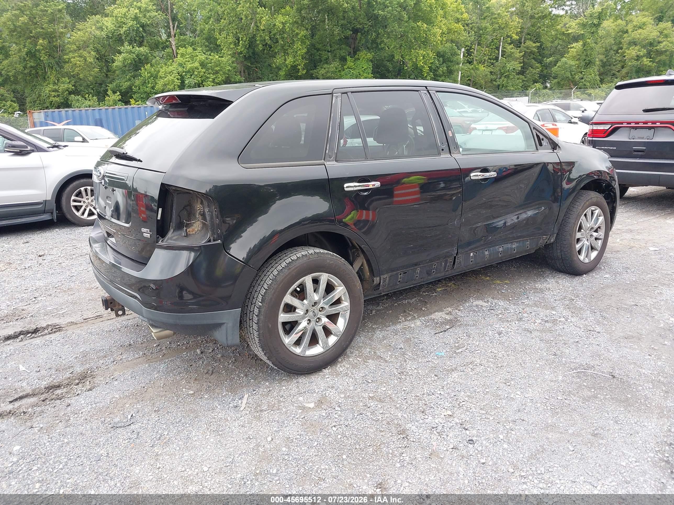 2011 Ford Edge Sel Black vin: 2FMDK4JC4BBA14900