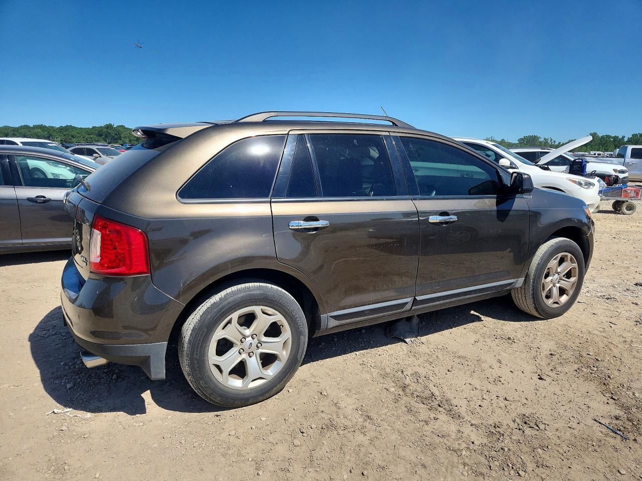 2011 Ford Edge Sel Brown vin: 2FMDK4JC4BBA66348