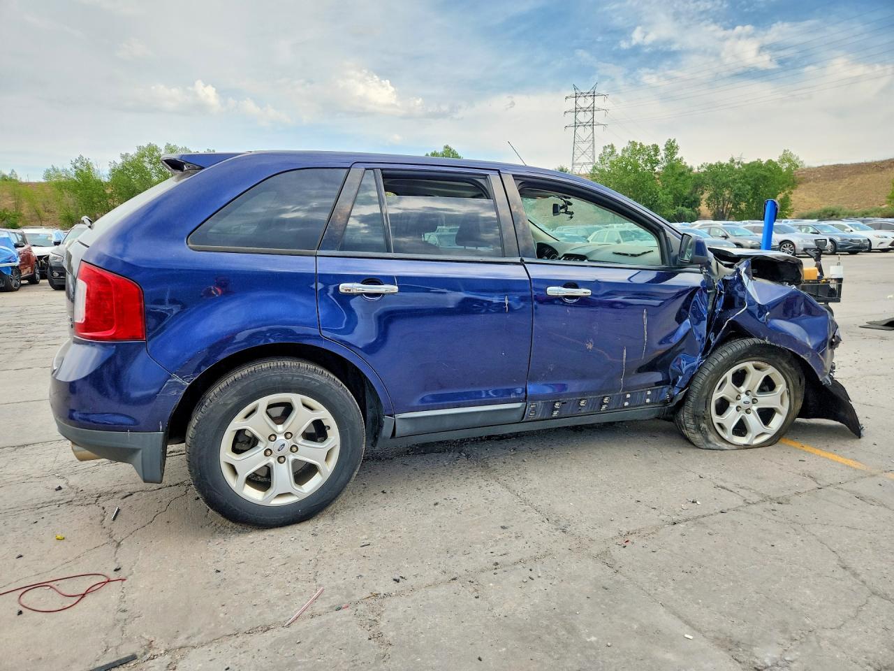 2011 Ford Edge Sel Blue vin: 2FMDK4JC4BBA75759