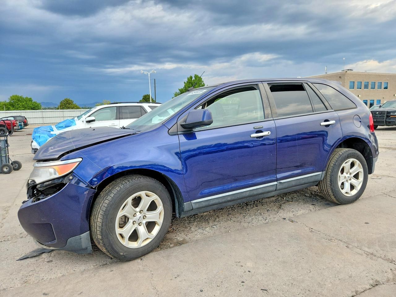 2011 Ford Edge Sel Blue vin: 2FMDK4JC4BBA75759