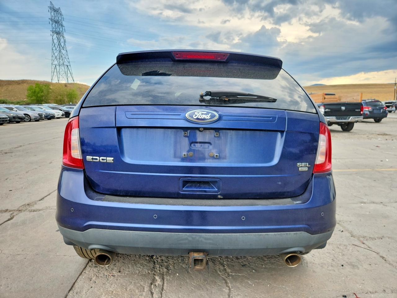 2011 Ford Edge Sel Blue vin: 2FMDK4JC4BBA75759
