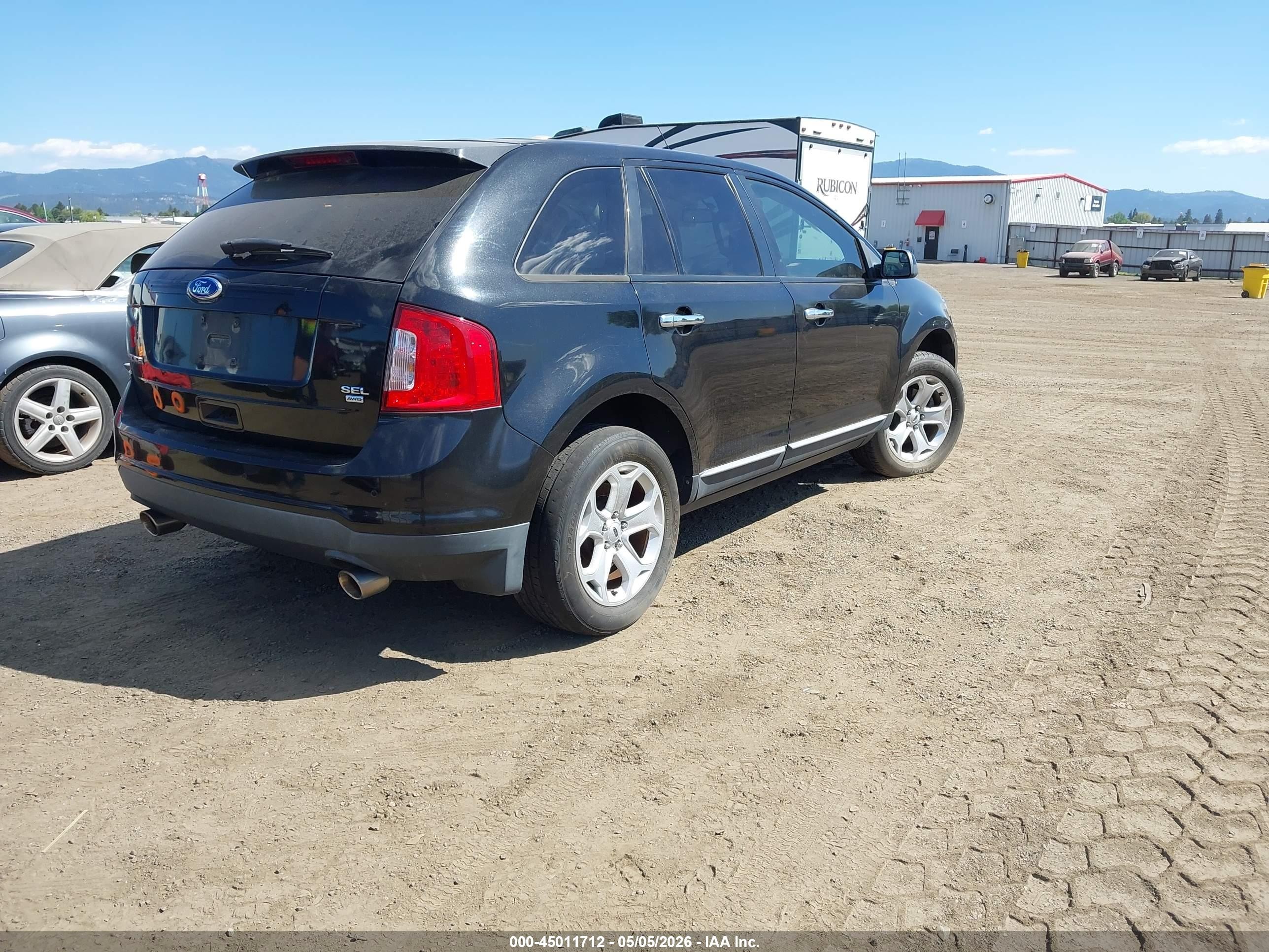 2011 Ford Edge Sel Black vin: 2FMDK4JC4BBB21736