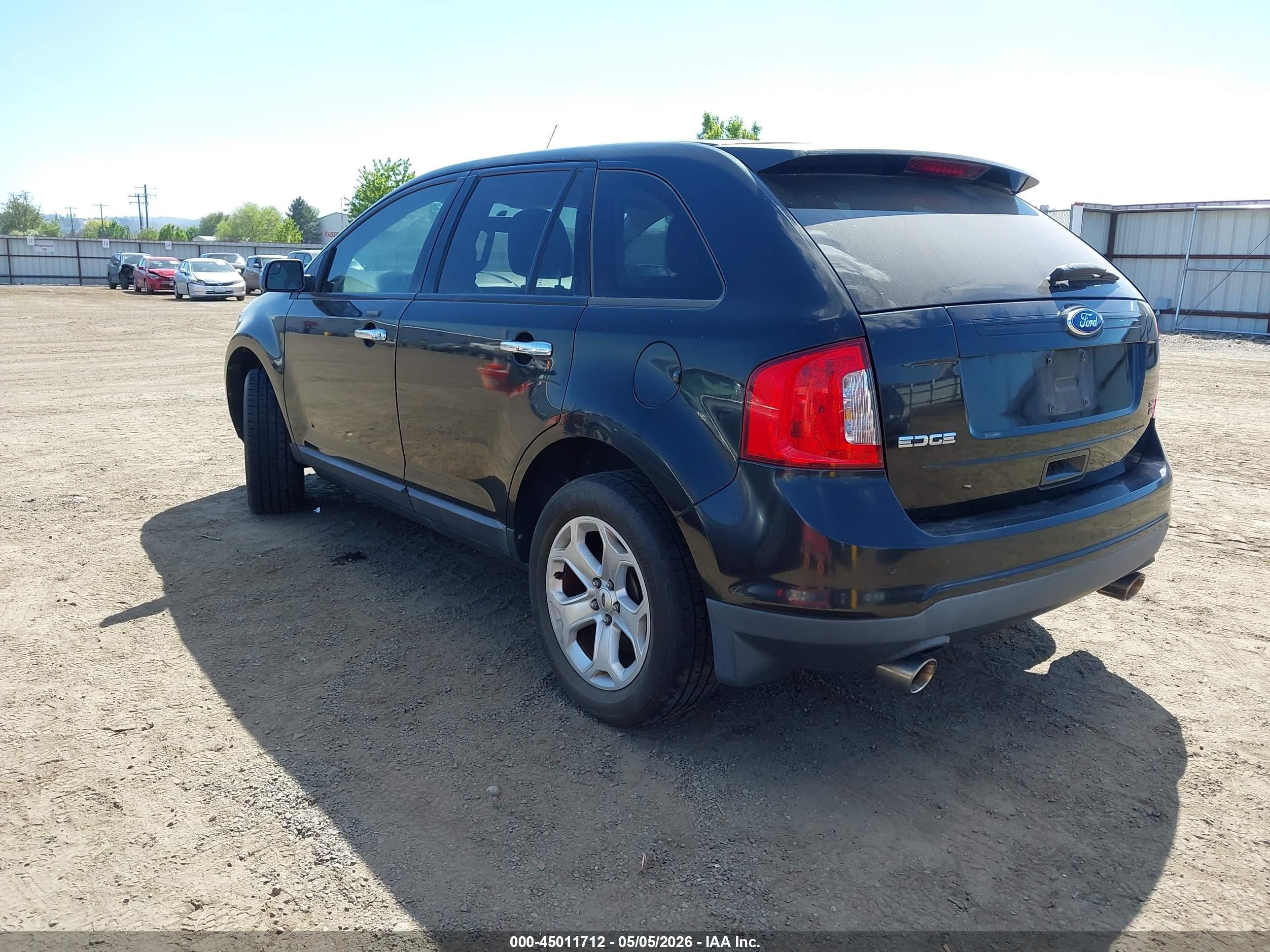 2011 Ford Edge Sel Black vin: 2FMDK4JC4BBB21736