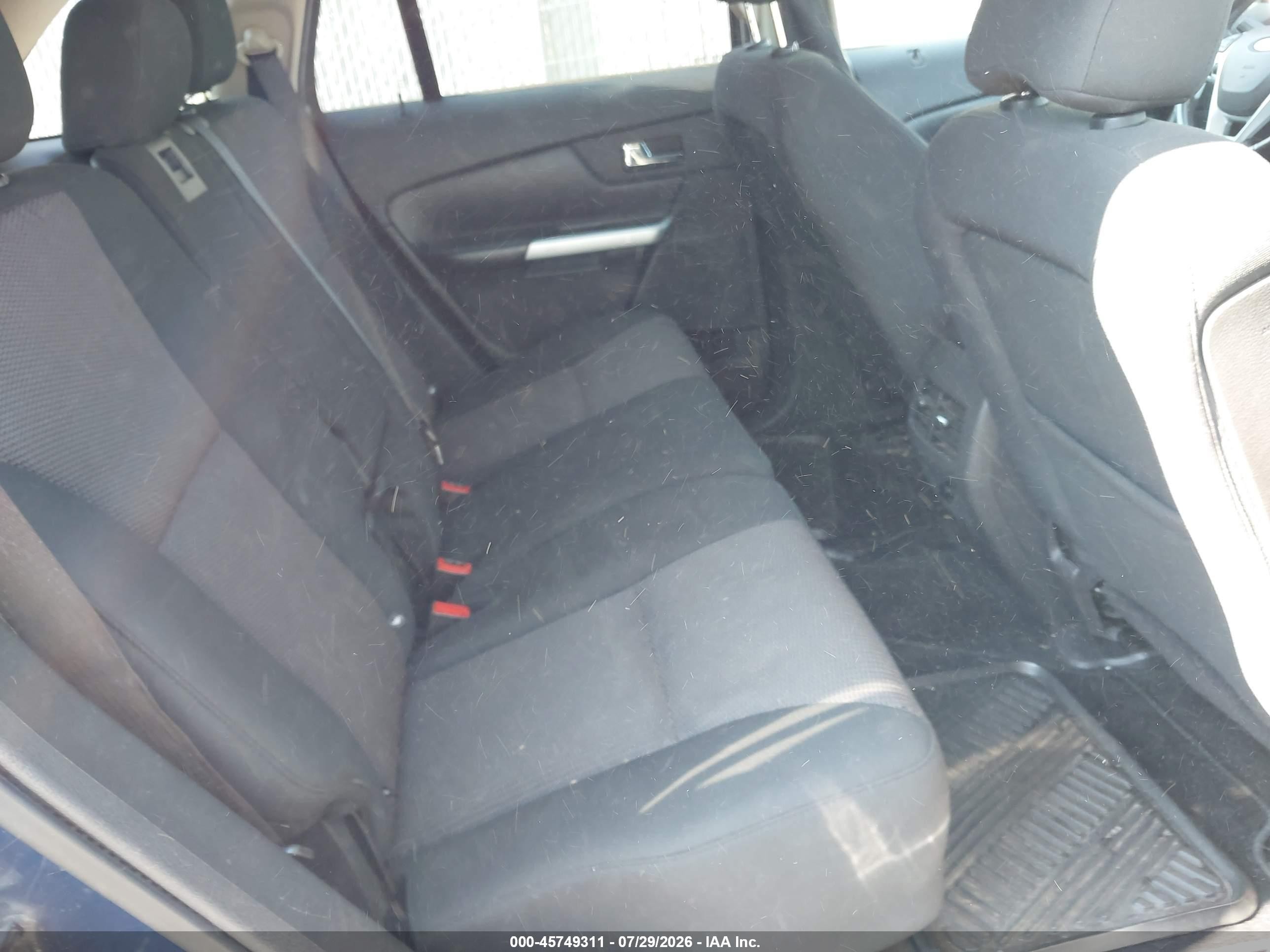 2012 Ford Edge Sel Синий vin: 2FMDK4JC4CBA30726