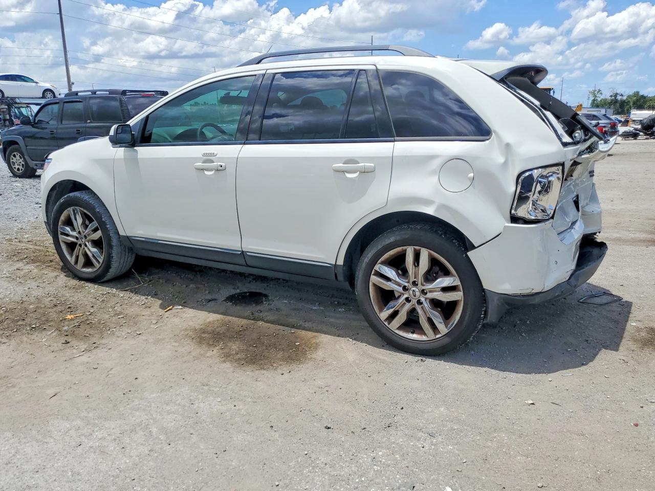 2012 Ford Edge Sel White vin: 2FMDK4JC4CBA44660