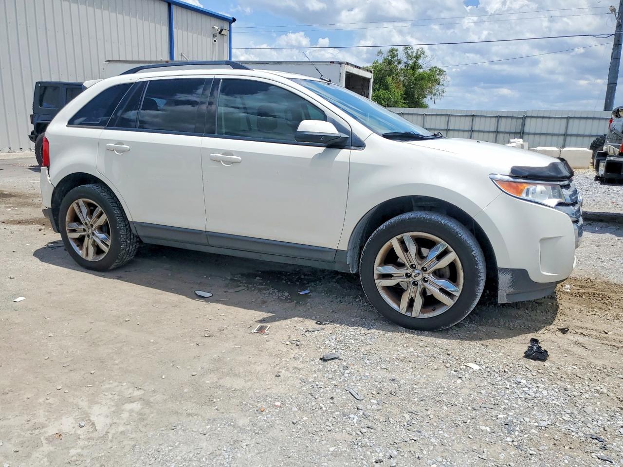 2012 Ford Edge Sel White vin: 2FMDK4JC4CBA44660
