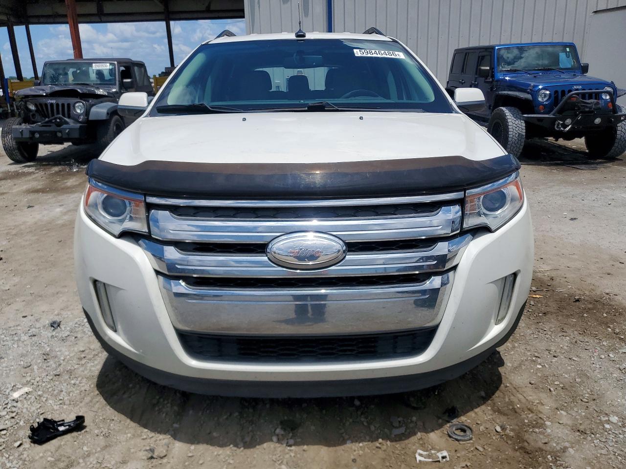 2012 Ford Edge Sel White vin: 2FMDK4JC4CBA44660