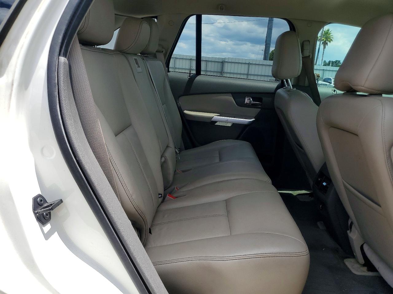 2012 Ford Edge Sel White vin: 2FMDK4JC4CBA44660