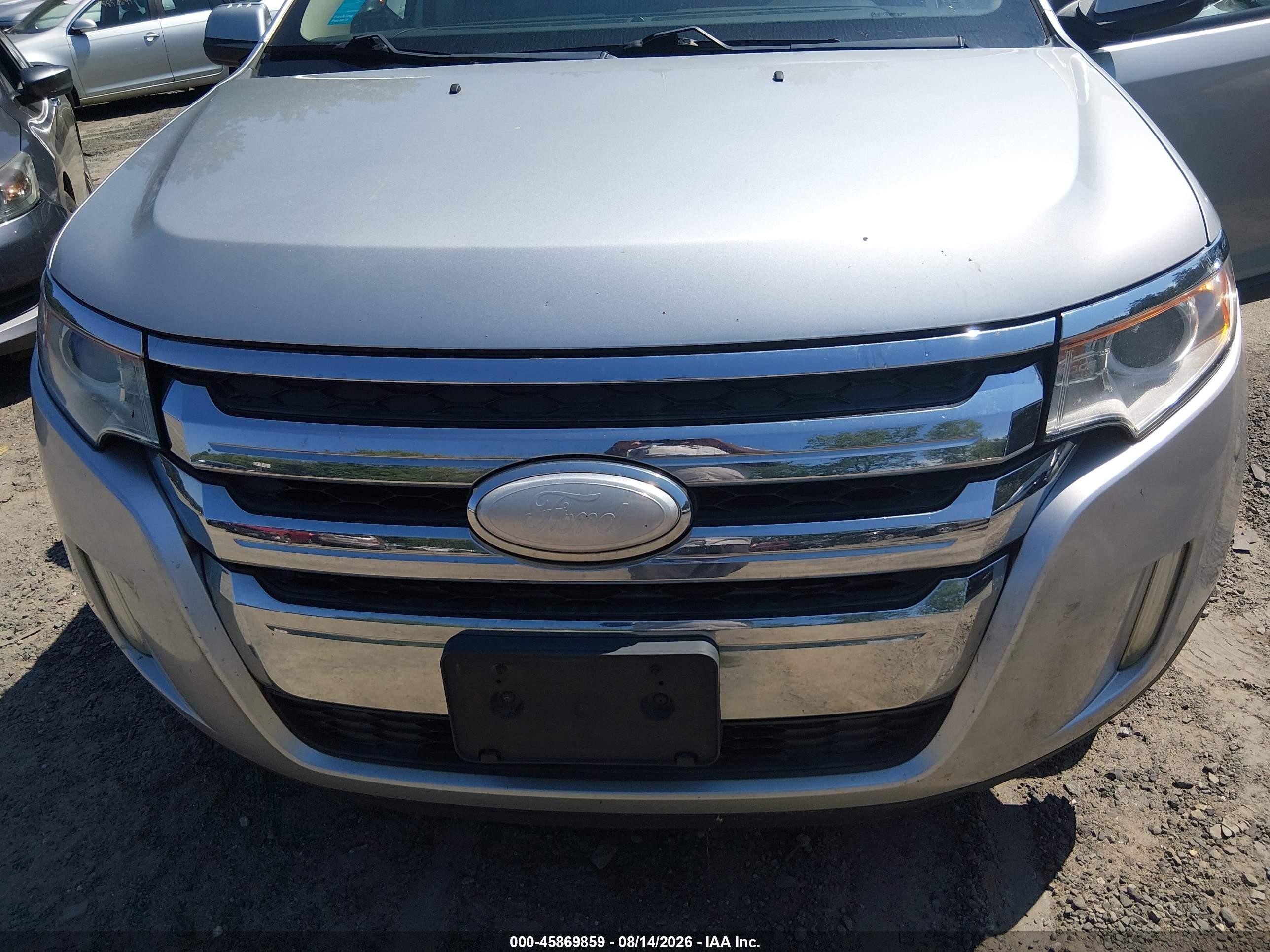 2012 Ford Edge Sel Silver vin: 2FMDK4JC4CBA76279