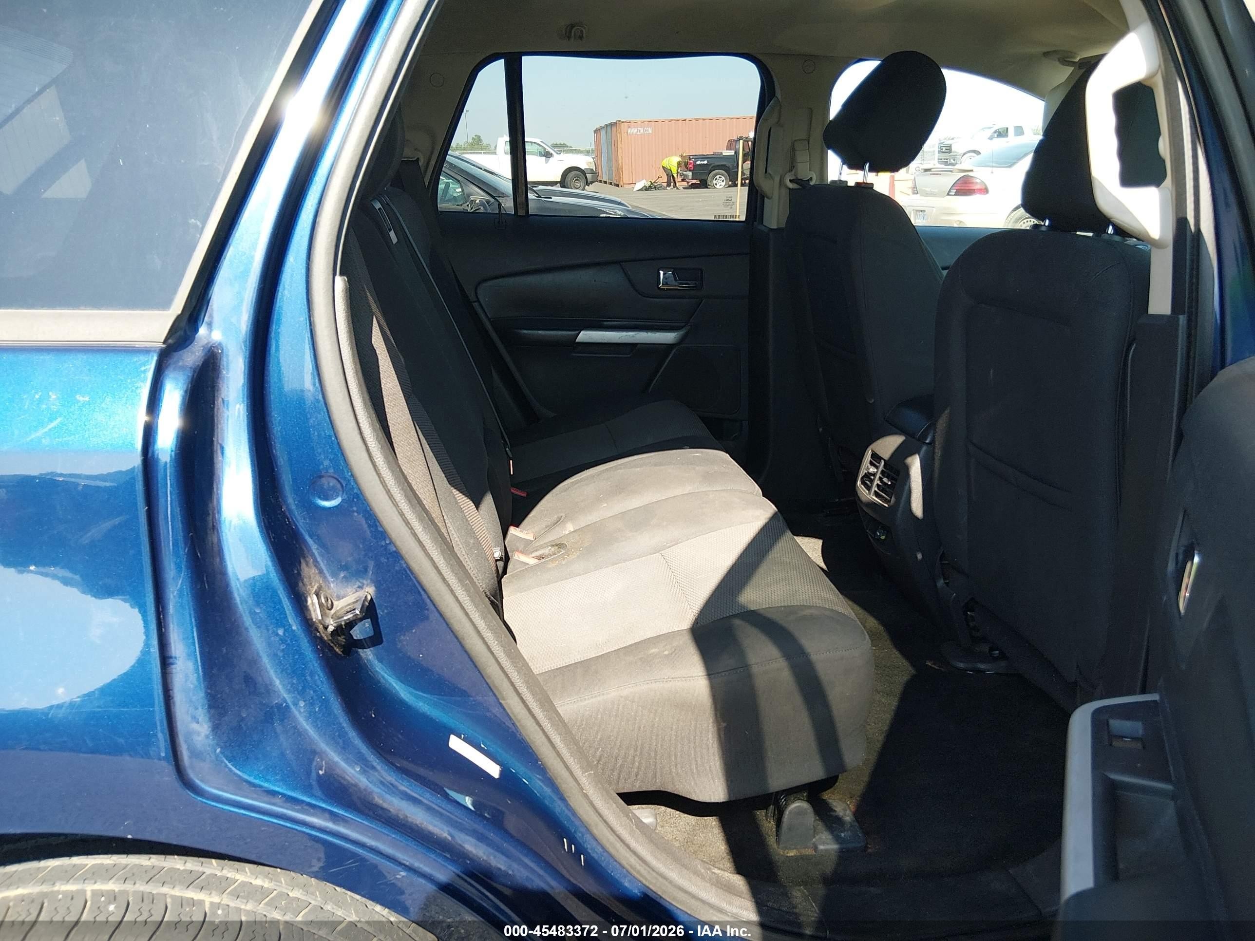 2012 Ford Edge Sel Синий vin: 2FMDK4JC4CBA93745