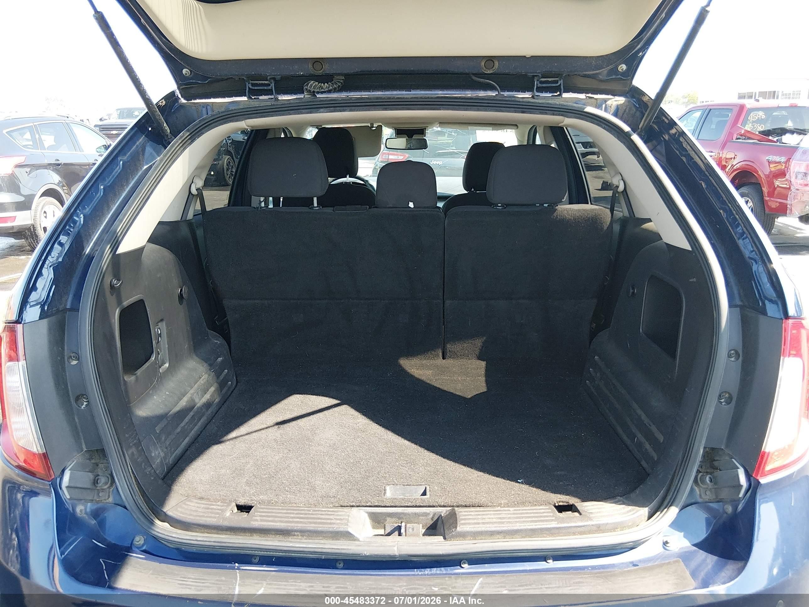 2012 Ford Edge Sel Синий vin: 2FMDK4JC4CBA93745