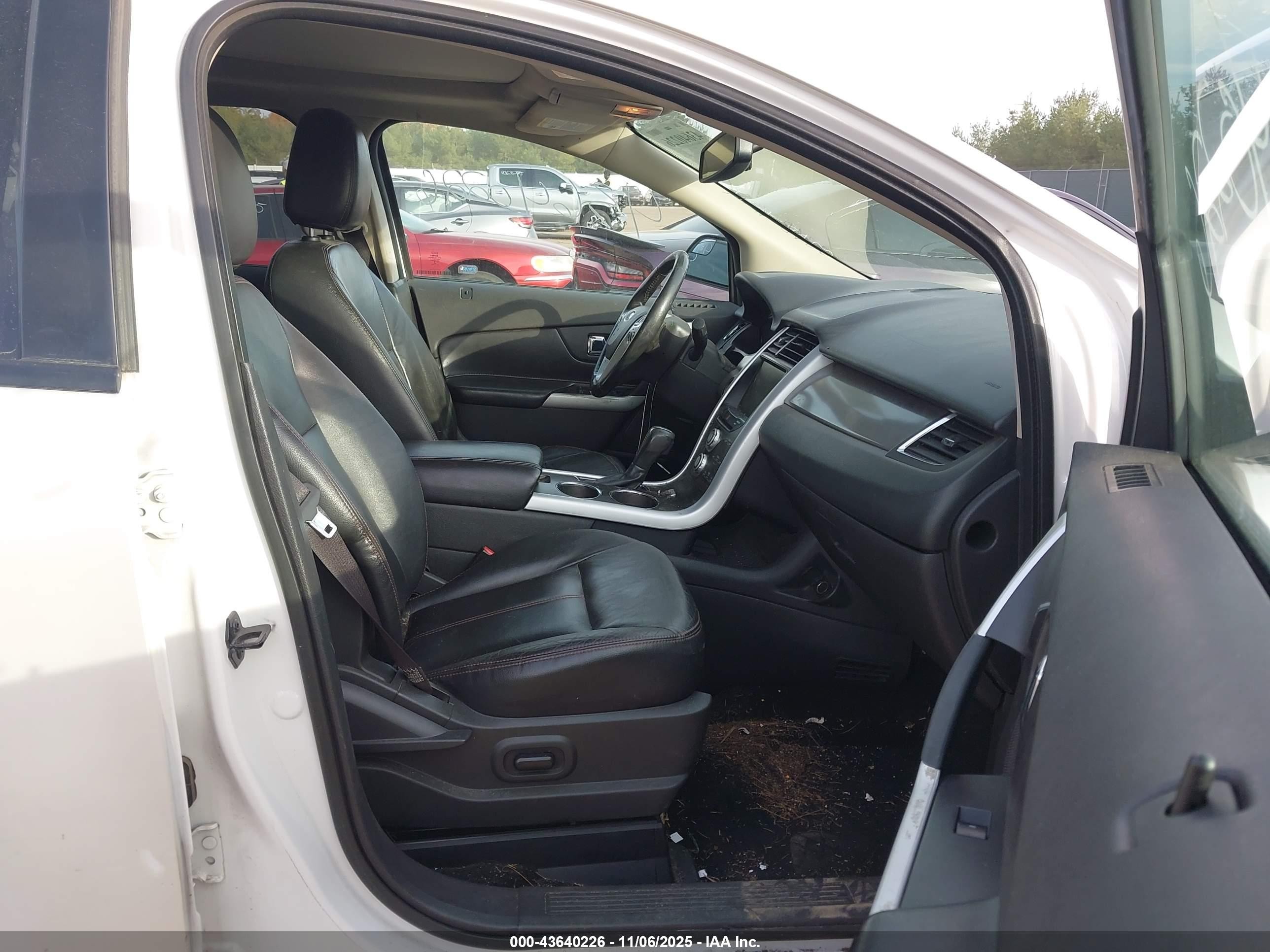 2013 Ford Edge Sel White vin: 2FMDK4JC4DBC05039