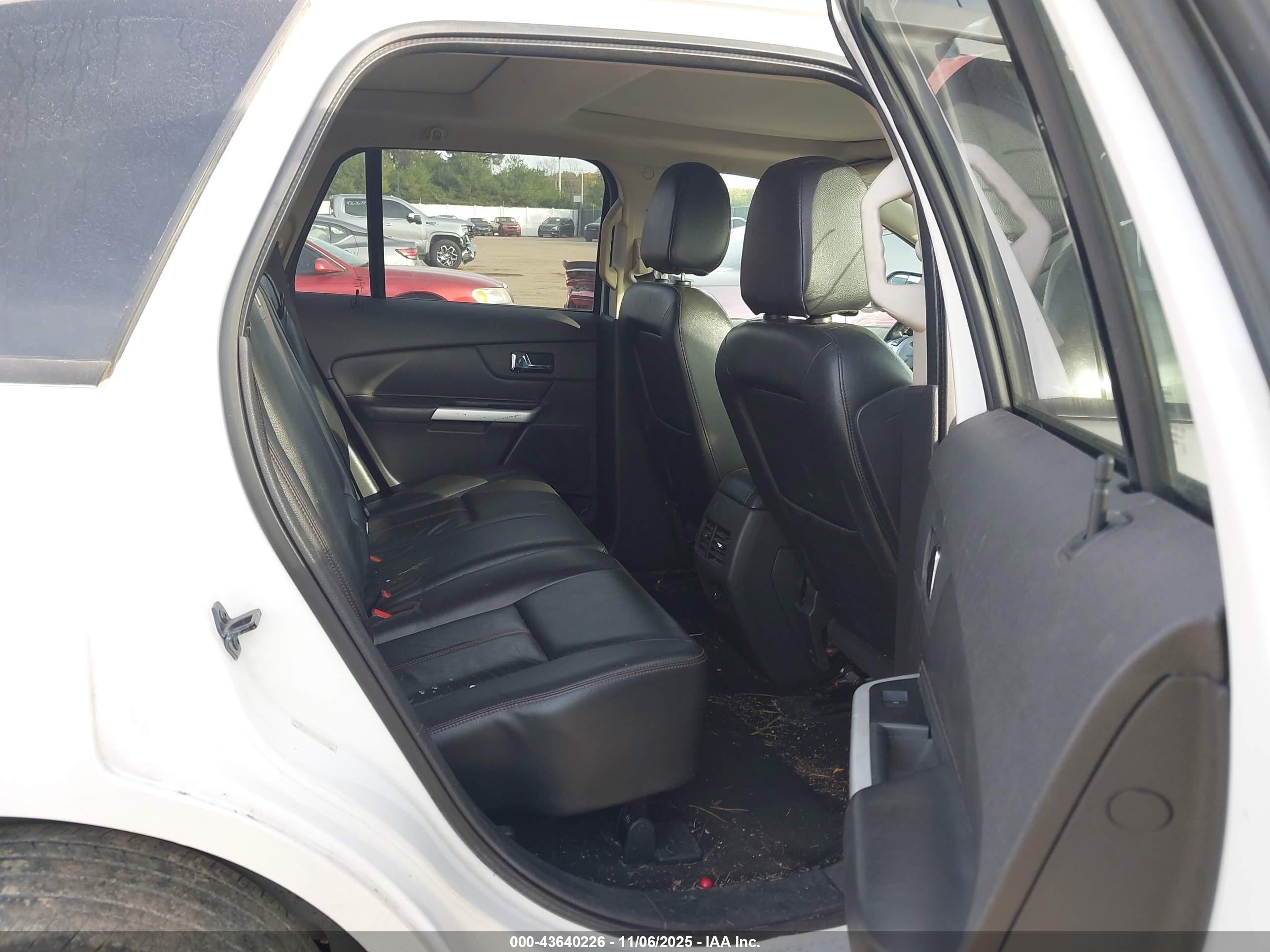 2013 Ford Edge Sel White vin: 2FMDK4JC4DBC05039
