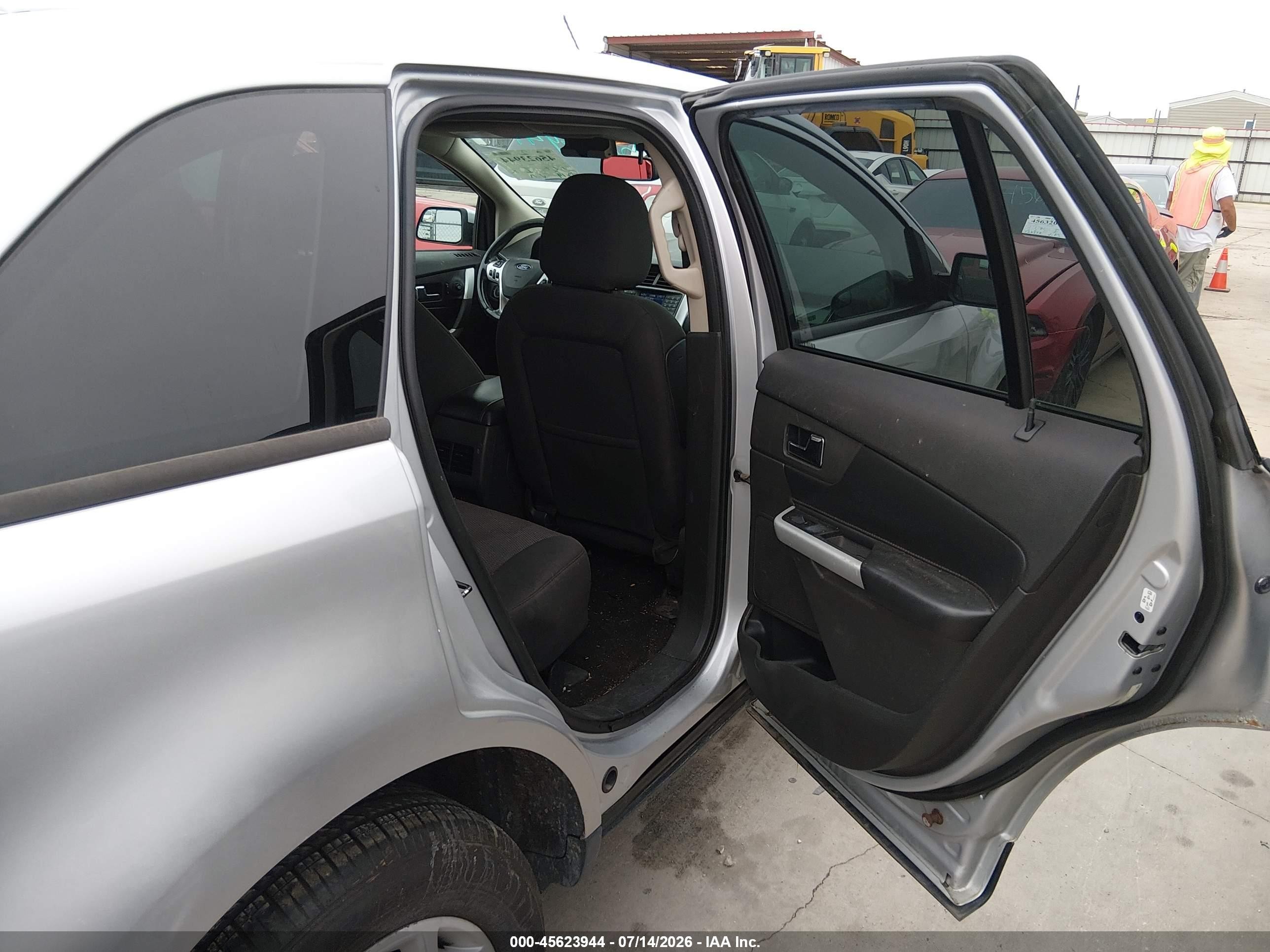 2013 Ford Edge Sel Silver vin: 2FMDK4JC4DBA38469