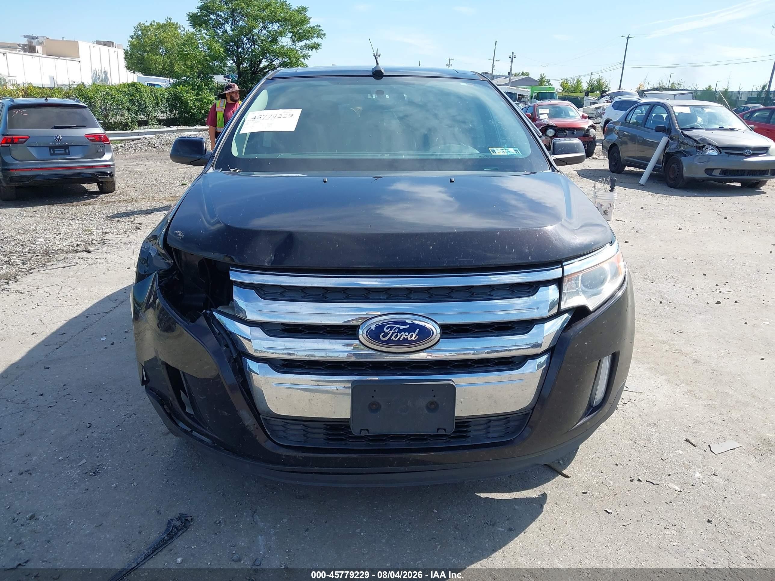 2013 Ford Edge Sel Burgundy vin: 2FMDK4JC4DBA60360