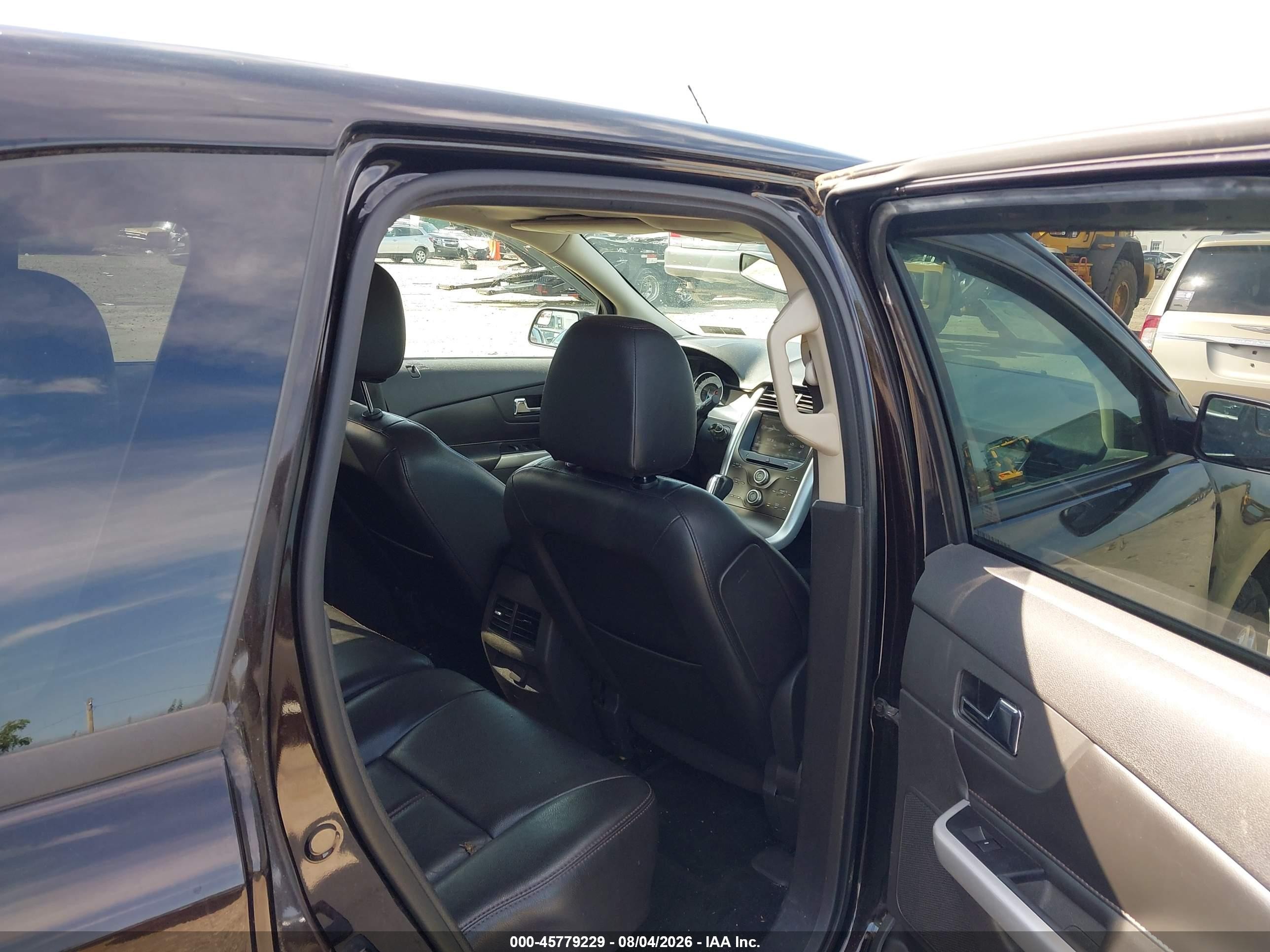 2013 Ford Edge Sel Burgundy vin: 2FMDK4JC4DBA60360
