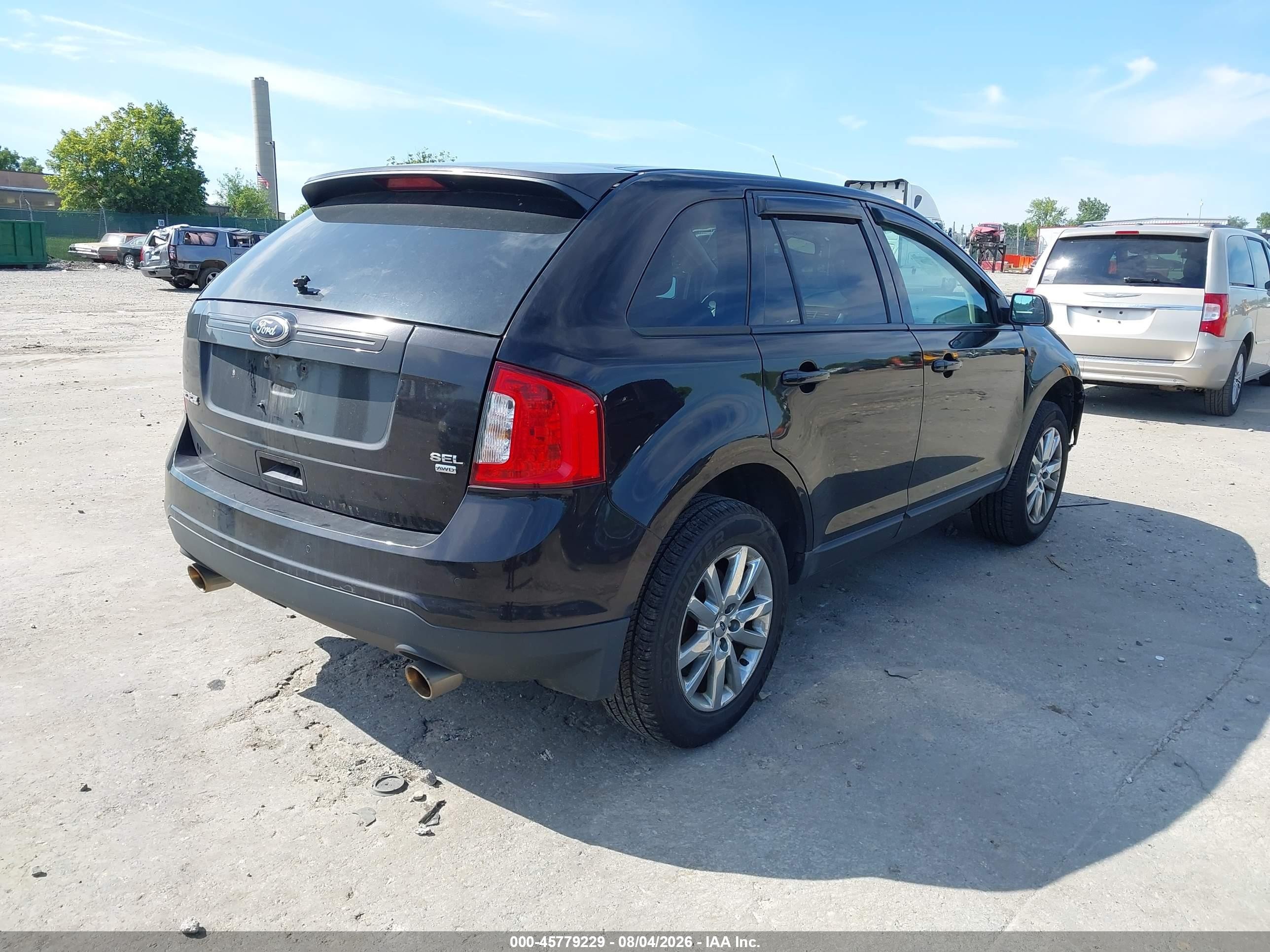 2013 Ford Edge Sel Burgundy vin: 2FMDK4JC4DBA60360
