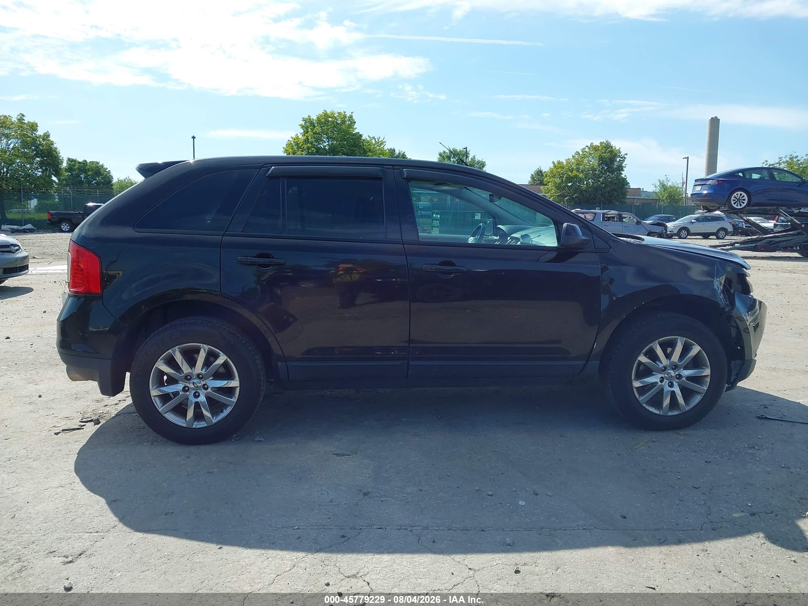 2013 Ford Edge Sel Burgundy vin: 2FMDK4JC4DBA60360