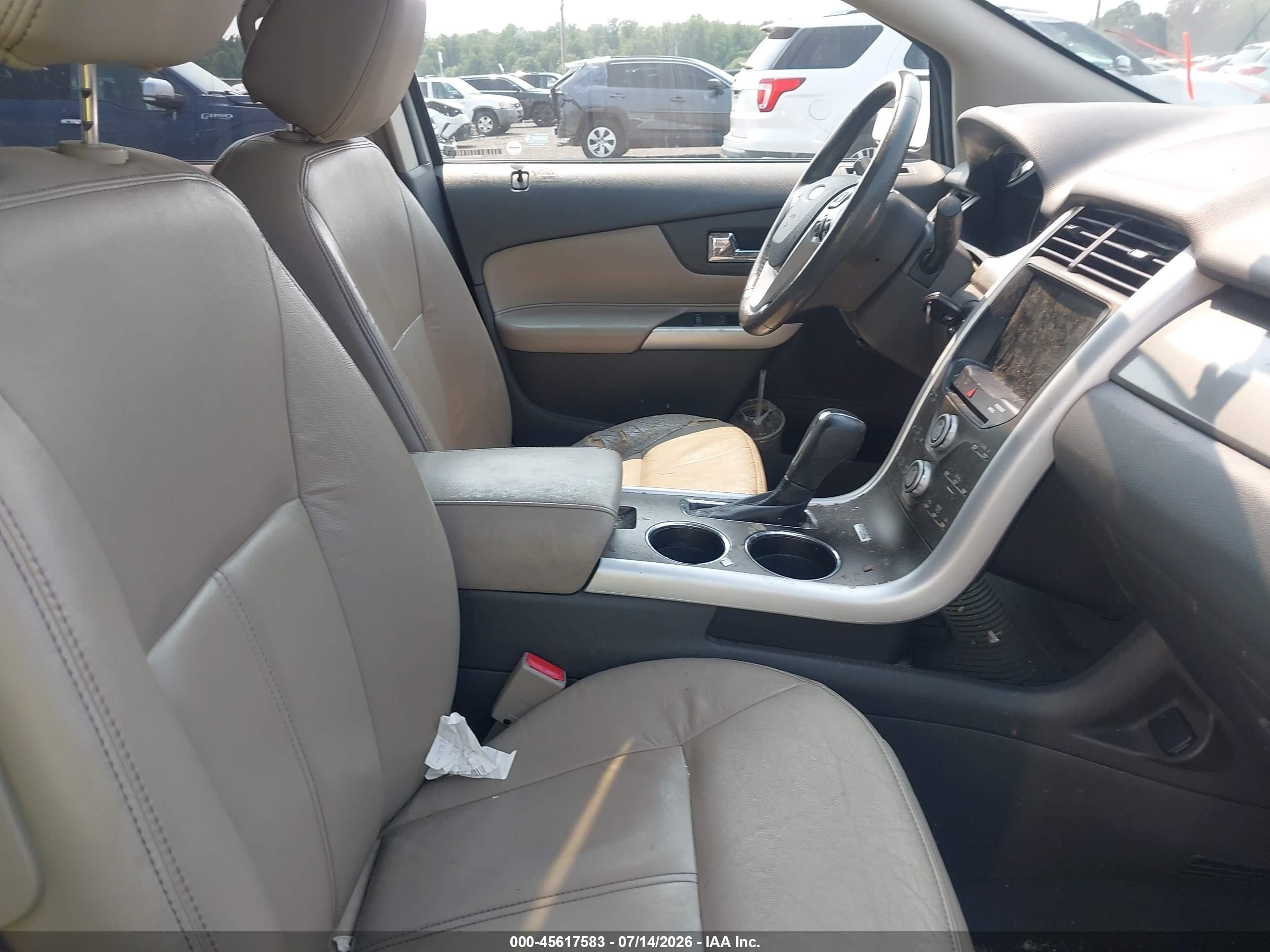 2013 Ford Edge Sel White vin: 2FMDK4JC4DBB34019